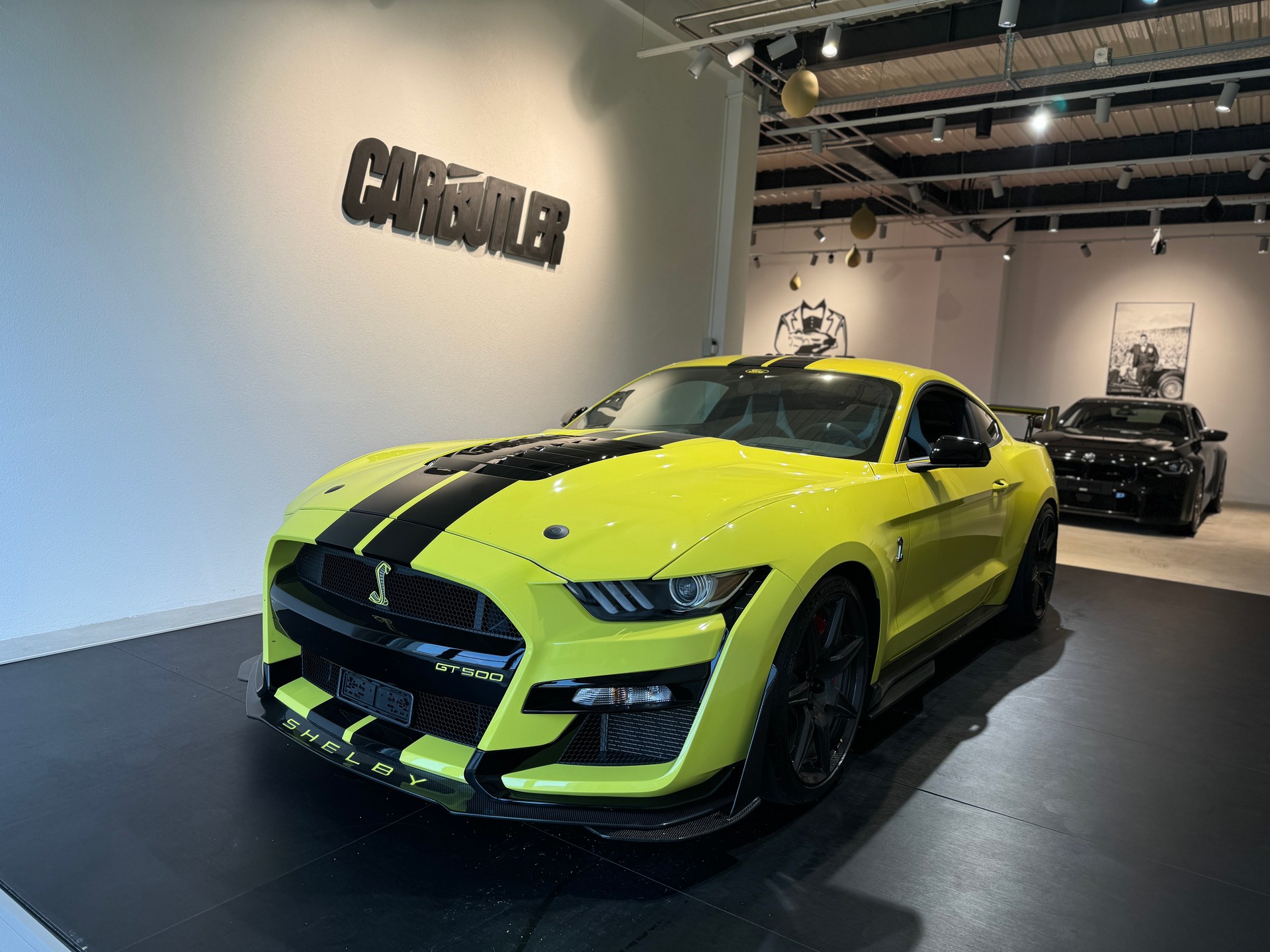 FORD Mustang SHELBY GT500 TRACK 5.2L 774 PS BLACK PREDATOR 🚀 Painted Stripes! 1/1
