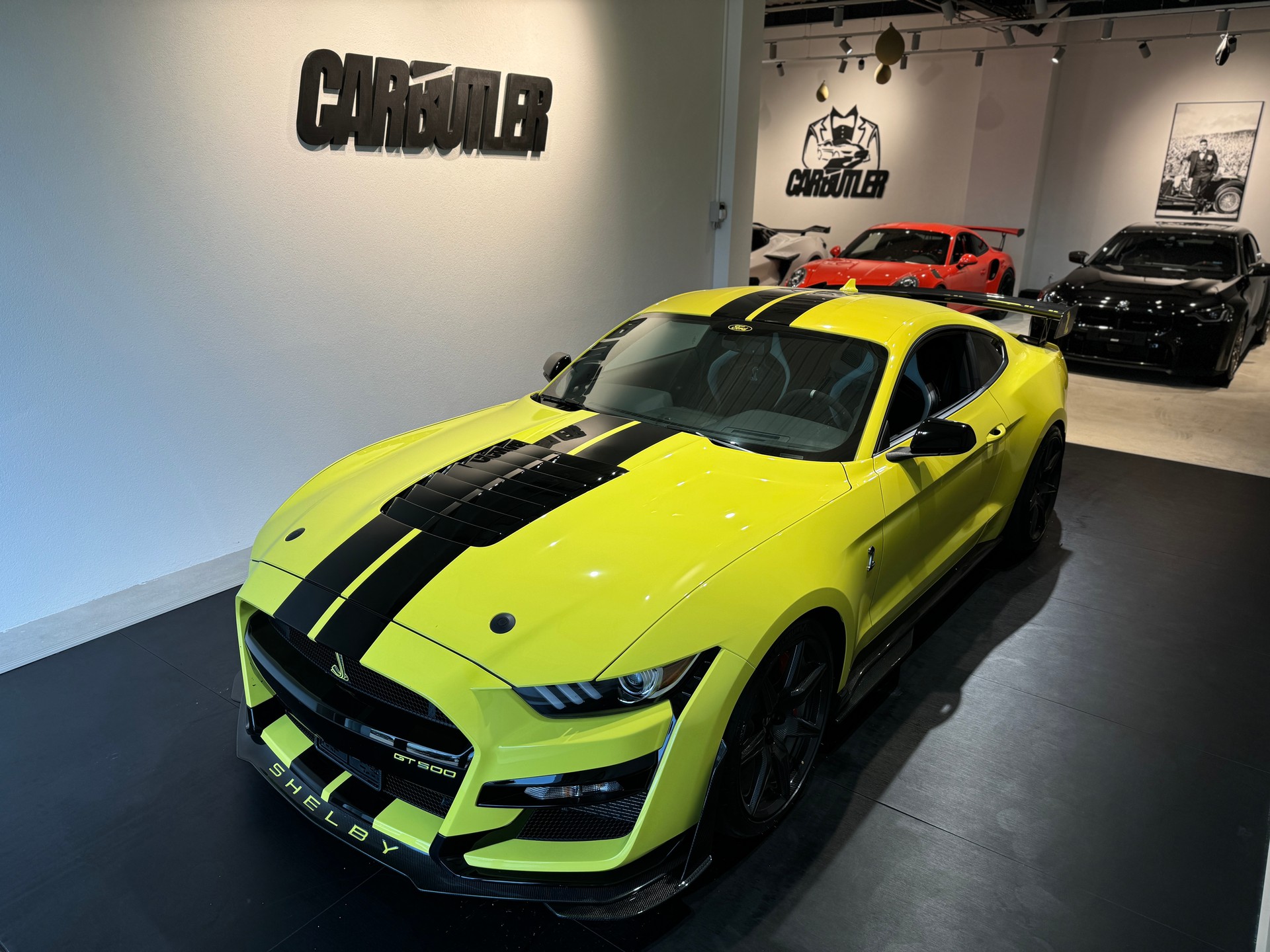 FORD Mustang SHELBY GT500 TRACK 5.2L 774 PS BLACK PREDATOR 🚀 Painted Stripes! 1/1-image-2