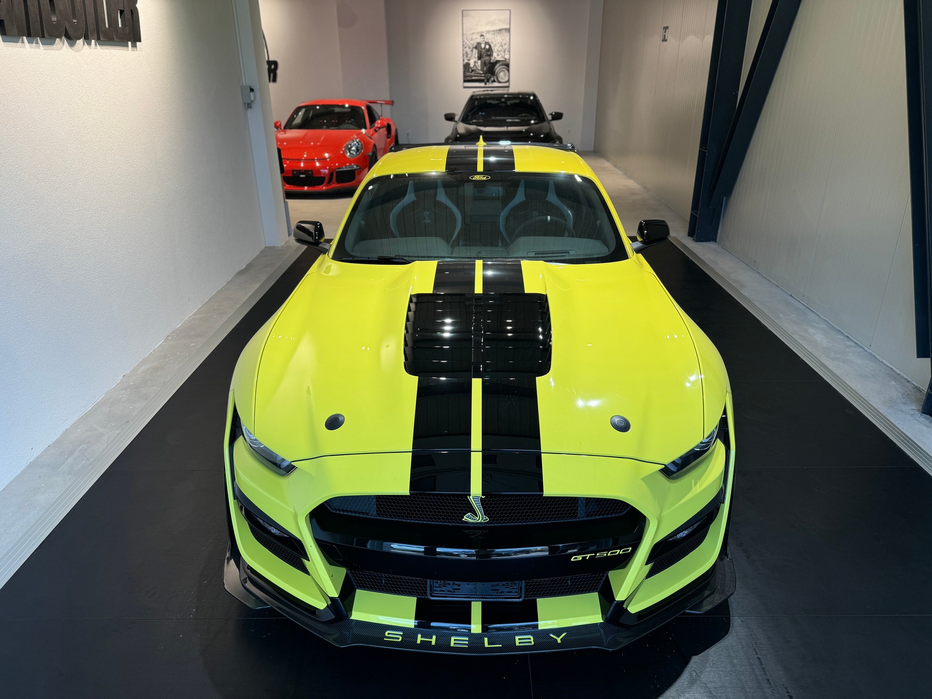 FORD Mustang SHELBY GT500 TRACK 5.2L 774 PS BLACK PREDATOR 🚀 Painted Stripes! 1/1-image-6