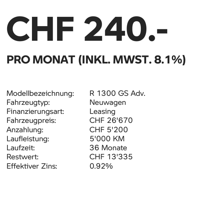 BMW R 1300 GS Adventure - mit 0.9%-Leasing ab 240-/Monat möglich*-image-4