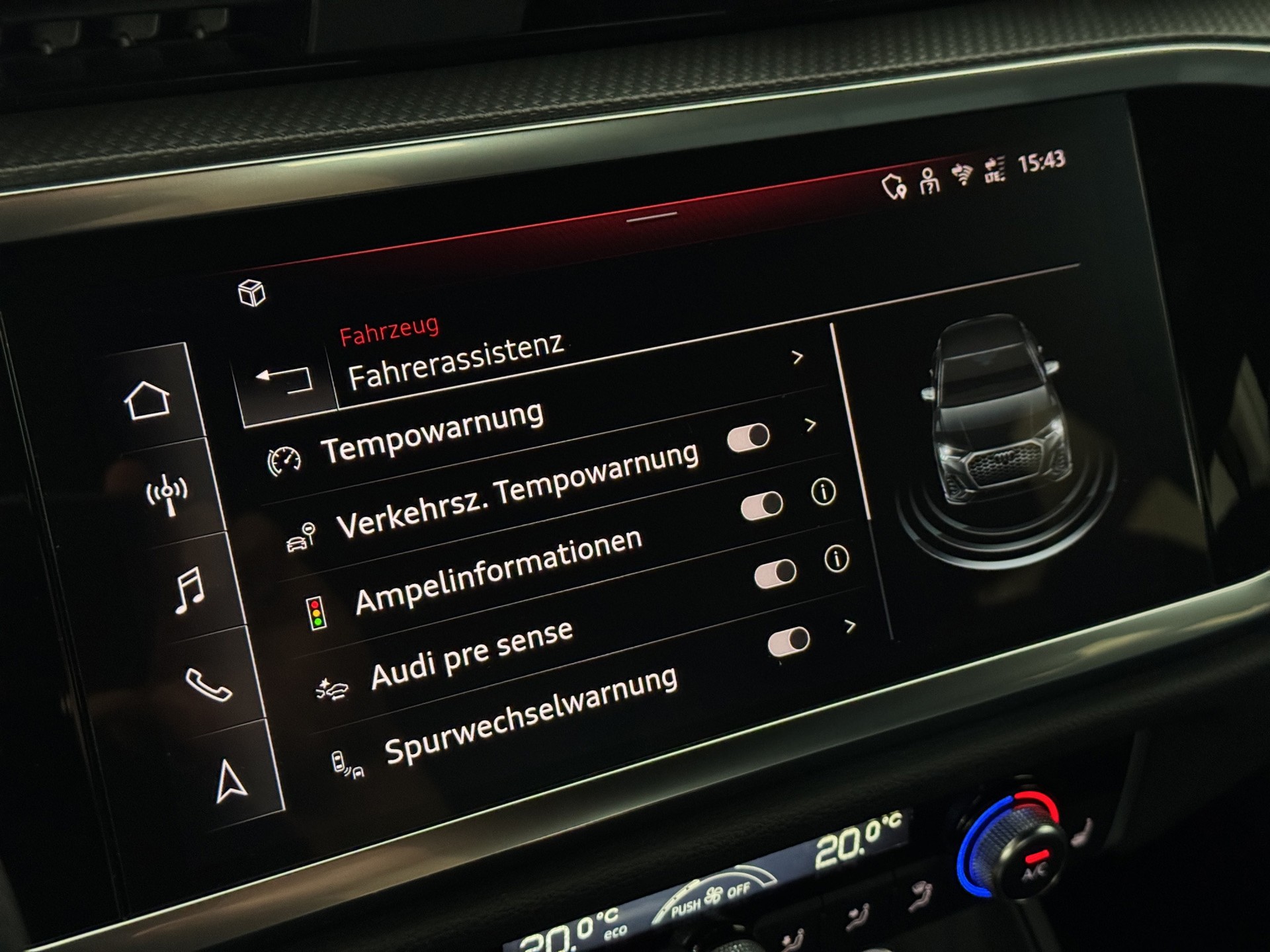 AUDI Q3 Sportback 35 TFSI S line S-tronic "Leder-RF.-Kamera-Navi"-image-19