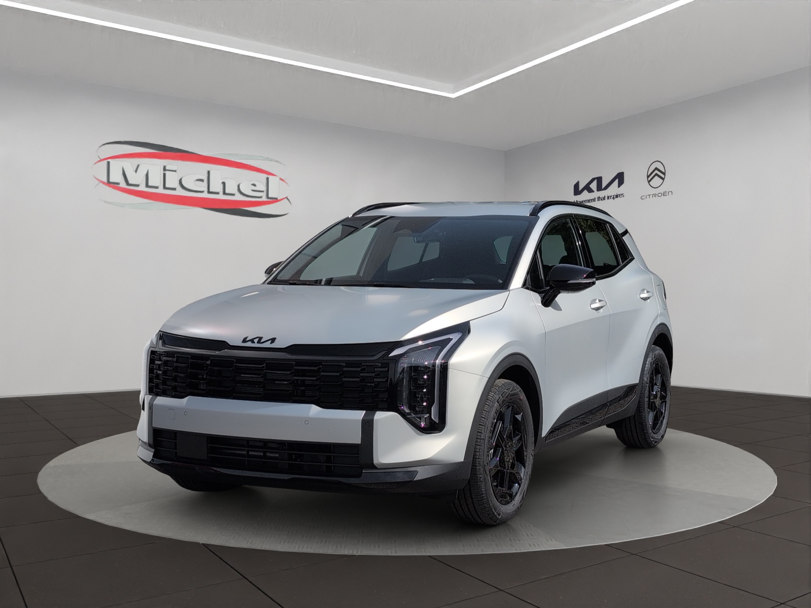 KIA Sportage 1.6T-GDi HEV Black Edition 4x4 Automat / **Sondermodell in Farbe Ivory Silver Matt**