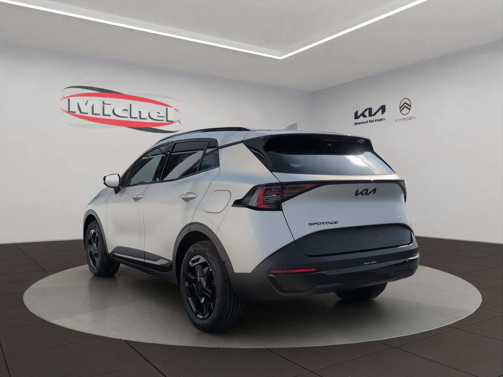 KIA Sportage 1.6T-GDi HEV Black Edition 4x4 Automat / **Sondermodell in Farbe Ivory Silver Matt**-image-6
