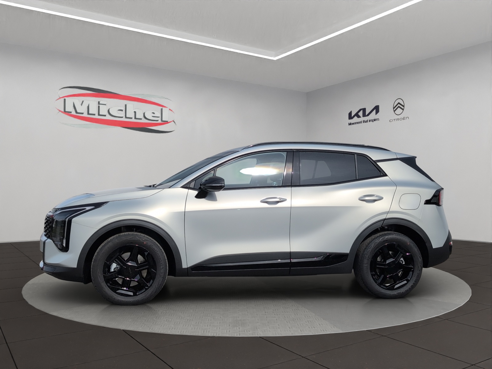 KIA Sportage 1.6T-GDi HEV Black Edition 4x4 Automat / **Sondermodell in Farbe Ivory Silver Matt**-image-7
