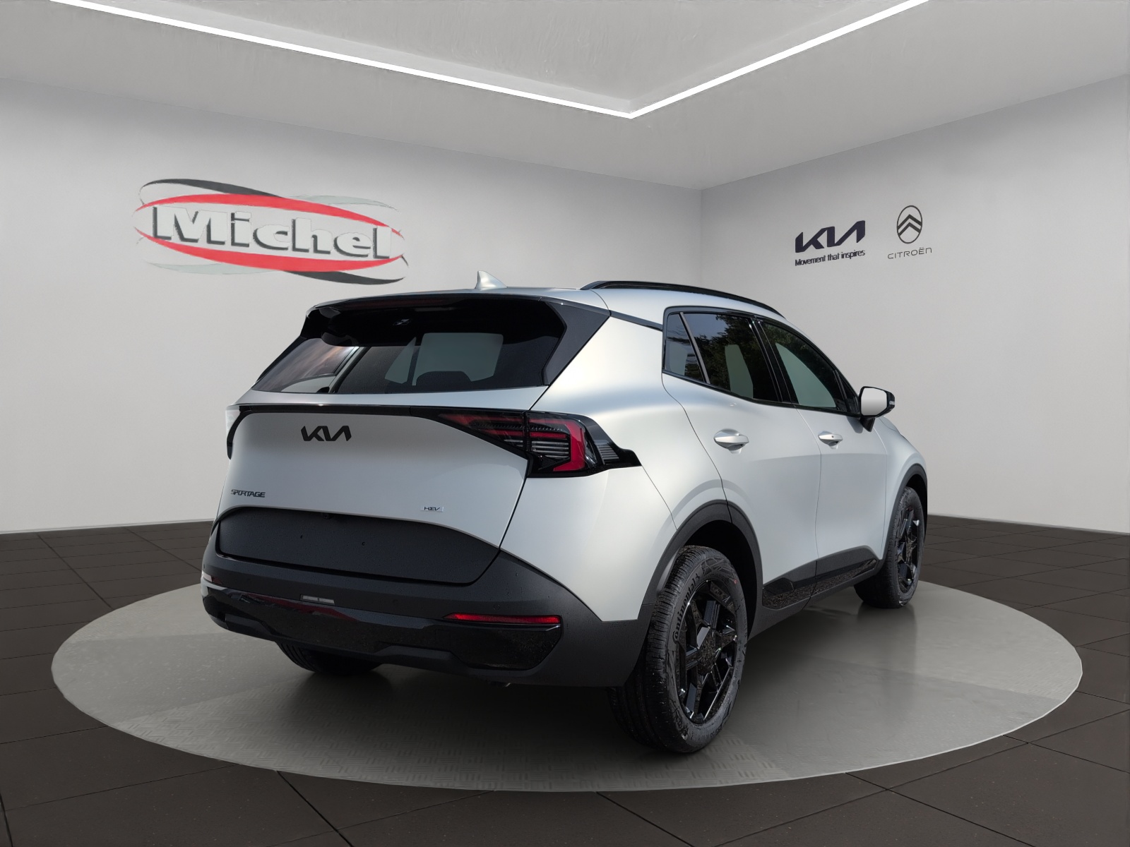 KIA Sportage 1.6T-GDi HEV Black Edition 4x4 Automat / **Sondermodell in Farbe Ivory Silver Matt**-image-4