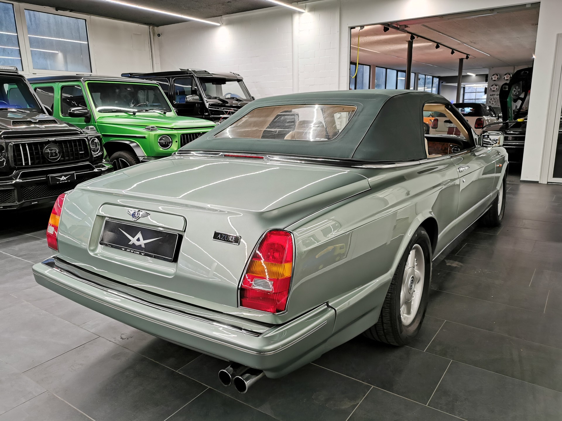BENTLEY AZURE SERIE 1 AURORA GRÜN GREEN MAGNOLIA UNIKAT OLDTIMER VETERAN-image-5