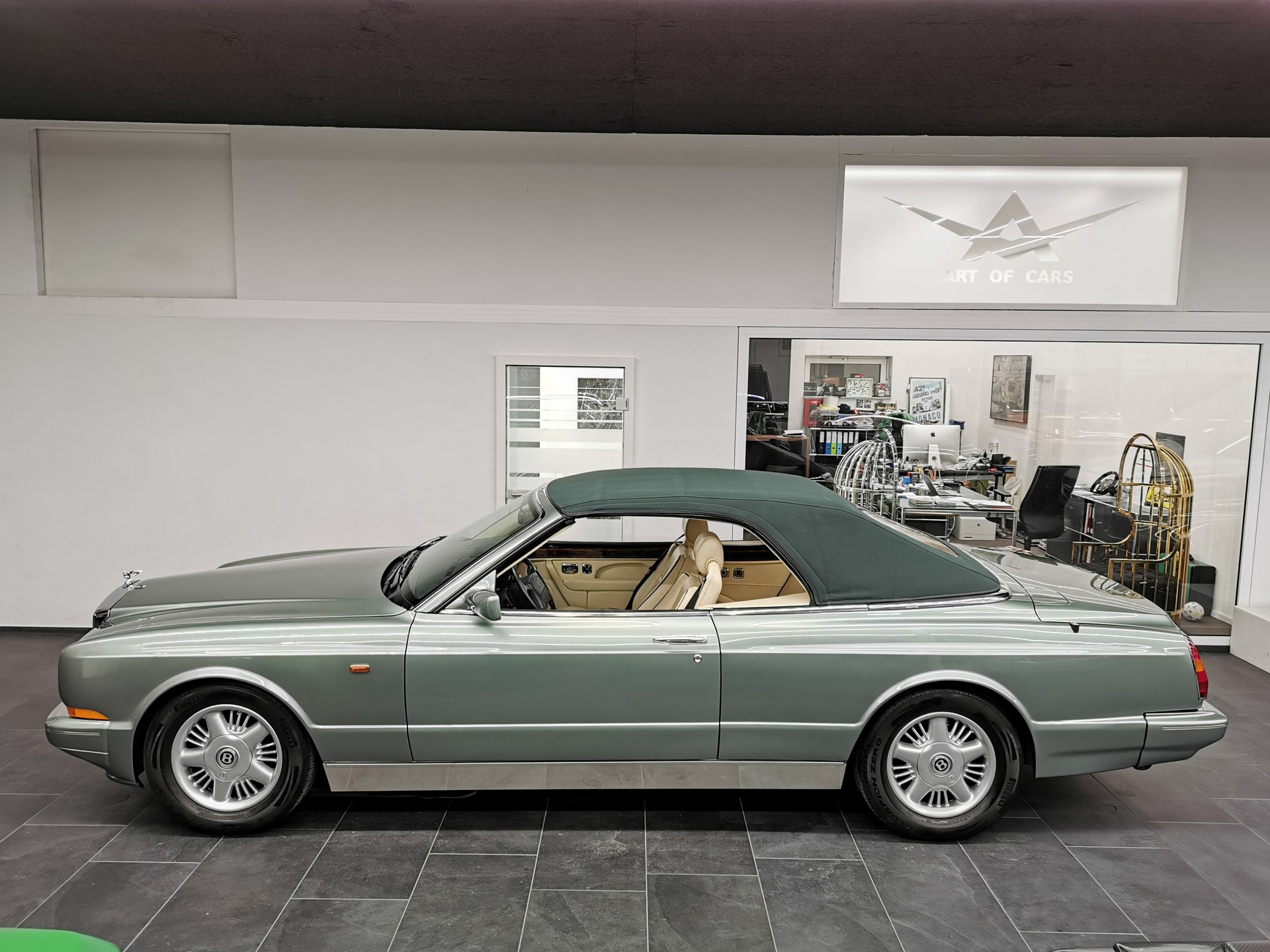 BENTLEY AZURE SERIE 1 AURORA GRÜN GREEN MAGNOLIA UNIKAT OLDTIMER VETERAN-image-3