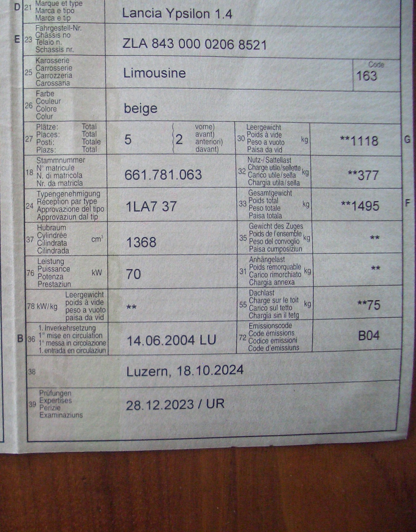 LANCIA Ypsilon 1.4 16V Platino-image-8