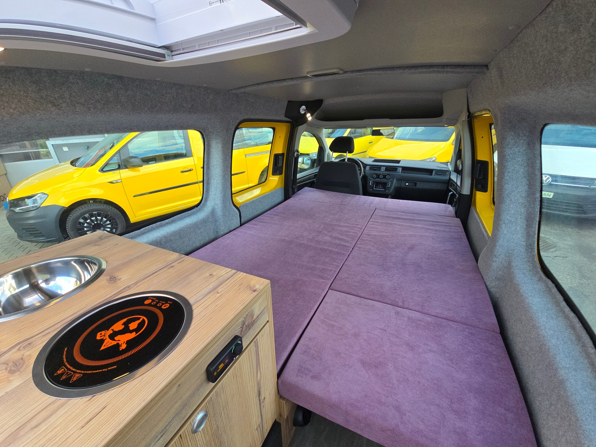 VW GEOVAN L - 102PS Bezin - Klima - PDC hinten - DAB+ - 2 x Schiebetür - grosses Fensterpaket-image-12