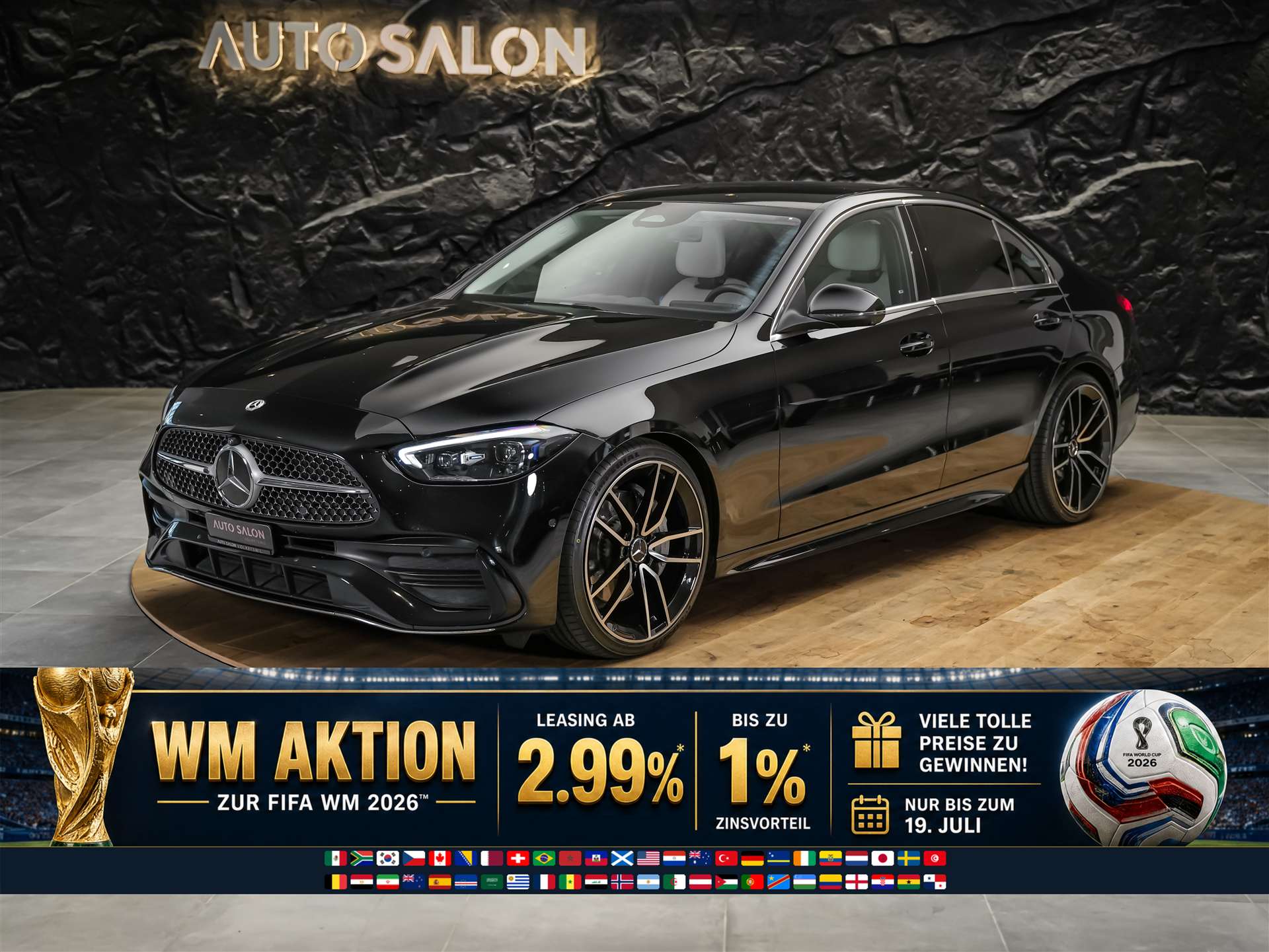 MERCEDES-BENZ C 300 AMG Line 4matic *20" Felgen*Abstandsregler*Standheizung*
