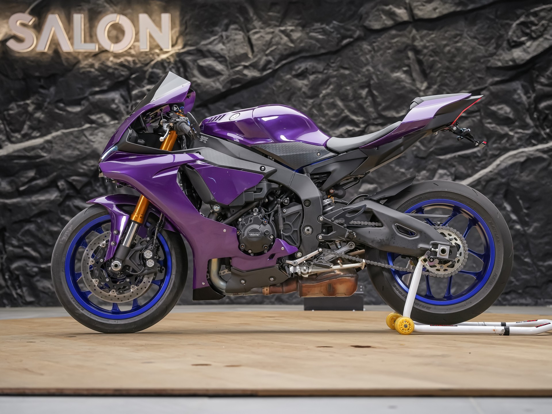 YAMAHA YZF-R1 ABS *Spezial Lackierung*SC Project*Kurzheck*-image-5