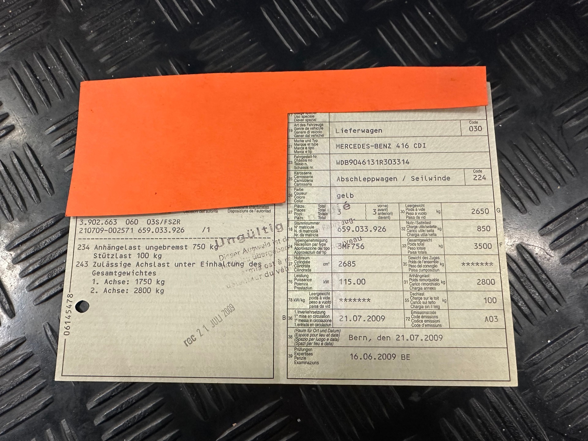 MERCEDES-BENZ 416 CDI Abschleppwagen FIXPREIS-image-15