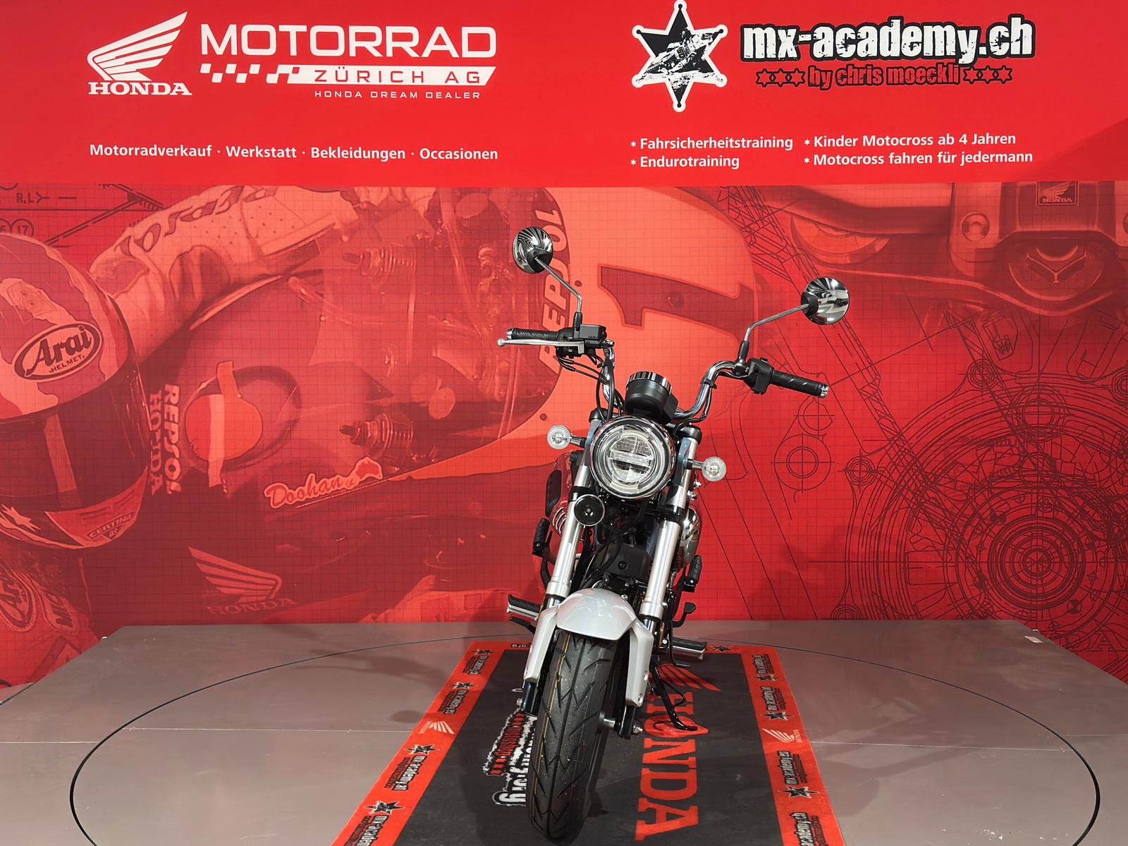 HONDA St 125 Dax*Neufahrzeug**Pearl Cadet Grey-image-3