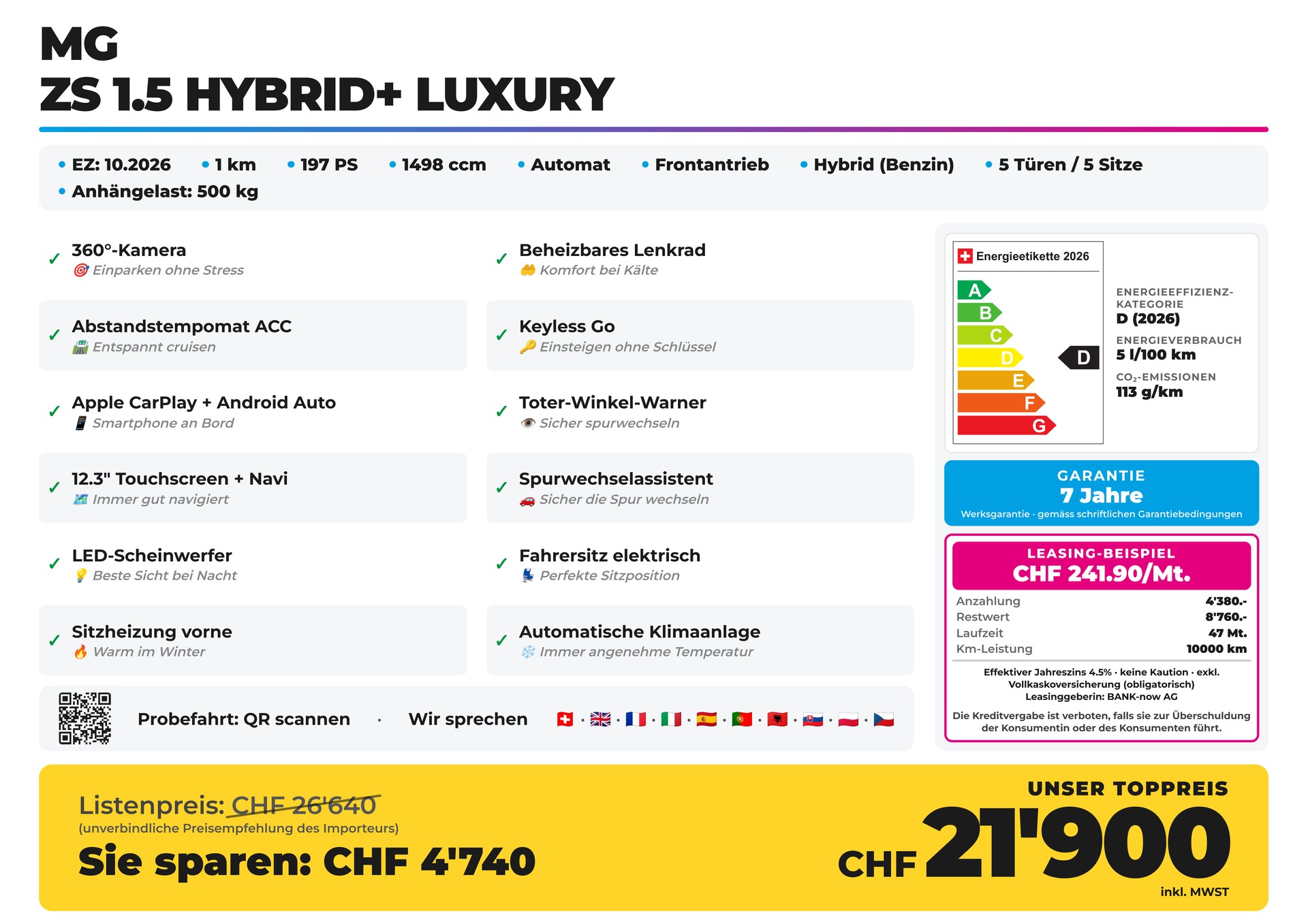 MG ZS 1.5 Hybrid+ Luxury-showroom-element-1