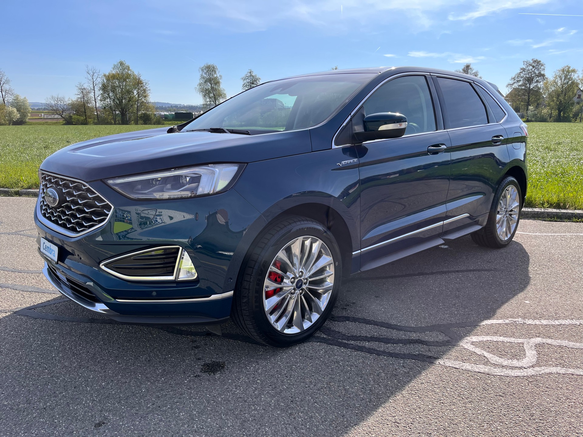 FORD Edge 2.0 EcoBlue Vignale 4WD Automatic * IN DARK PERSION GREEN - STANDHEIZUNG *-showroom-element-1