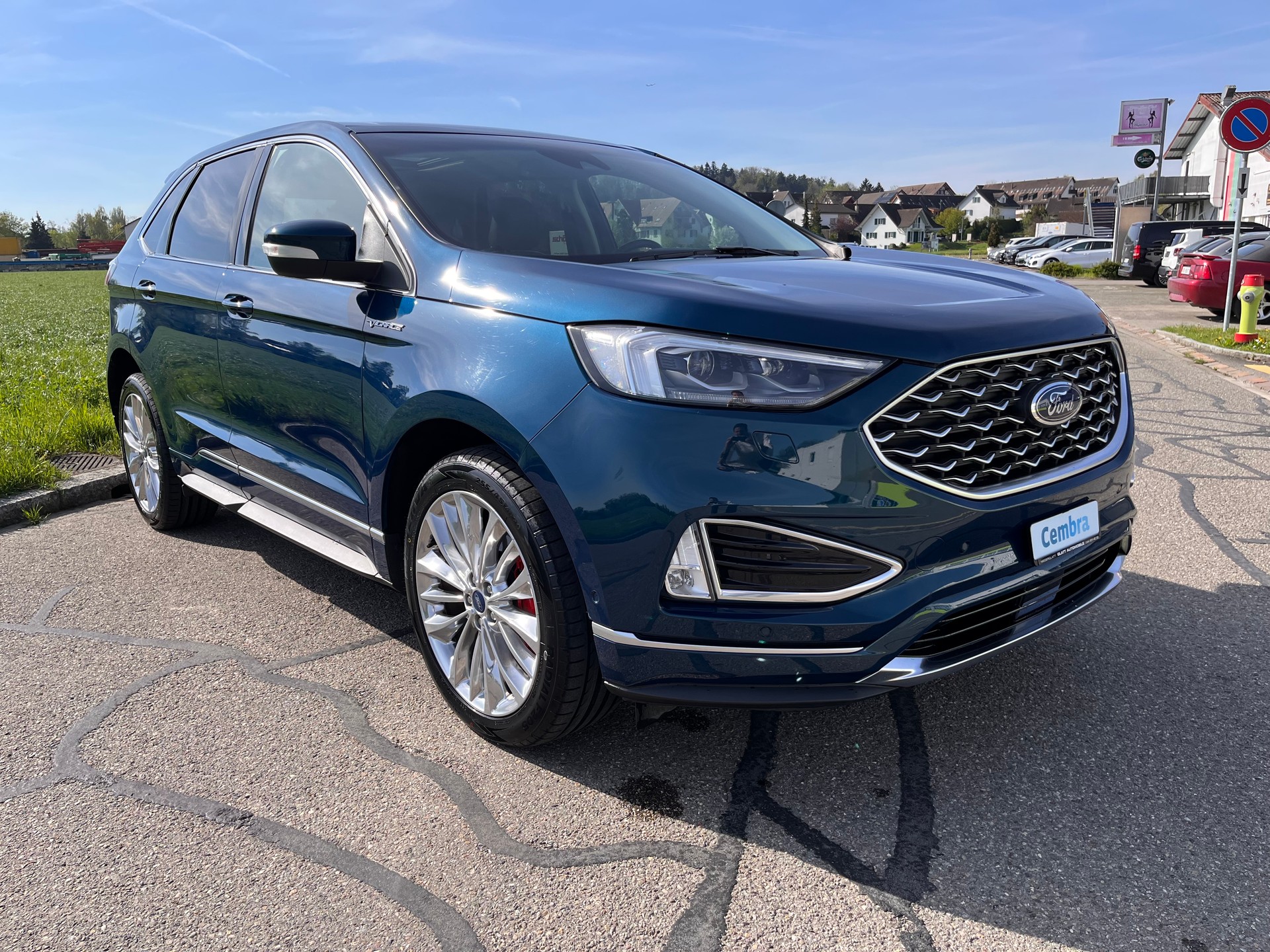 FORD Edge 2.0 EcoBlue Vignale 4WD Automatic * IN DARK PERSION GREEN - STANDHEIZUNG *-image-7