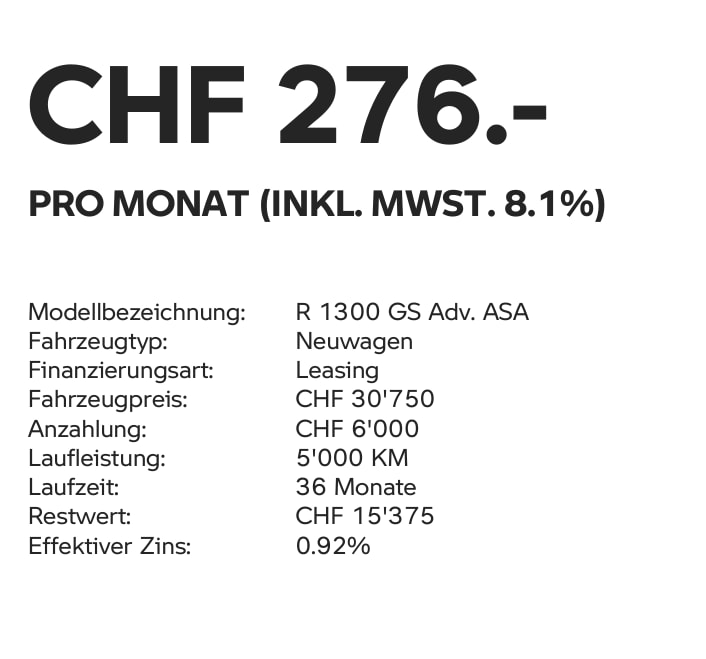 BMW R 1300 GS Adventure ASA - mit 0.9%-Leasing ab 276.-/Monat möglich*-image-4