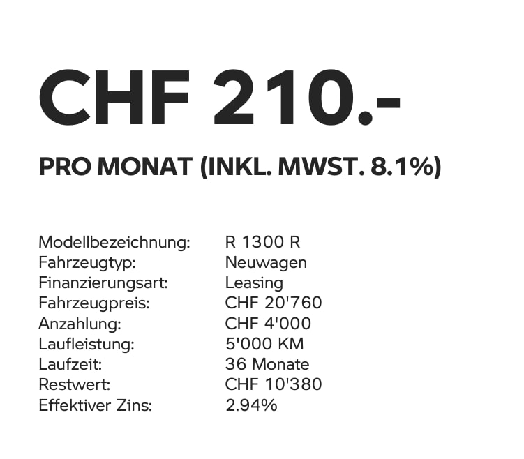 BMW R 1300 R - mit 2.94%-Leasing ab 210.-/Monat möglich*-image-6