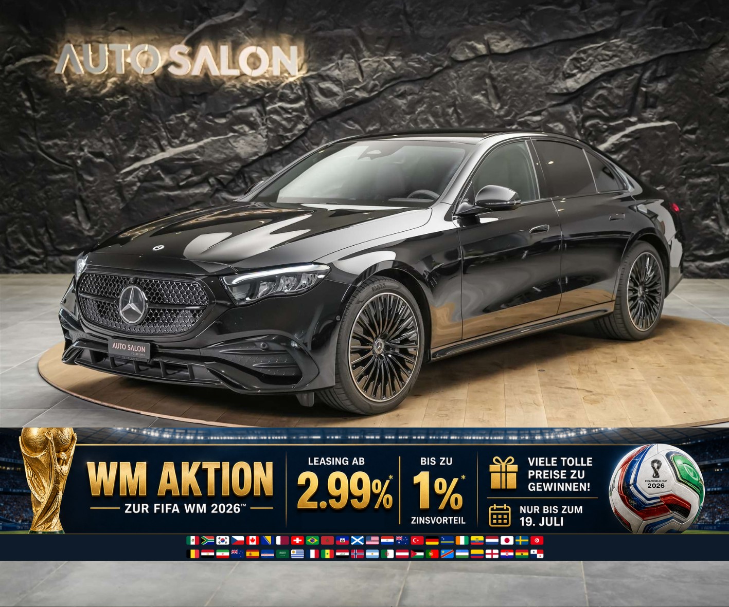 MERCEDES-BENZ E 220 d AMG Line *Werksgarantie*Supercreen*Standheizung*-image-0