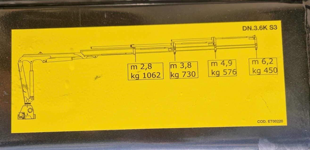 NISSAN NT 400 35.13 - Gru DN-LEVAT 3.6 S3 "NUOVA" - Ponte Fisso Alluminio - Gancio Traino KG. 3500-image-10