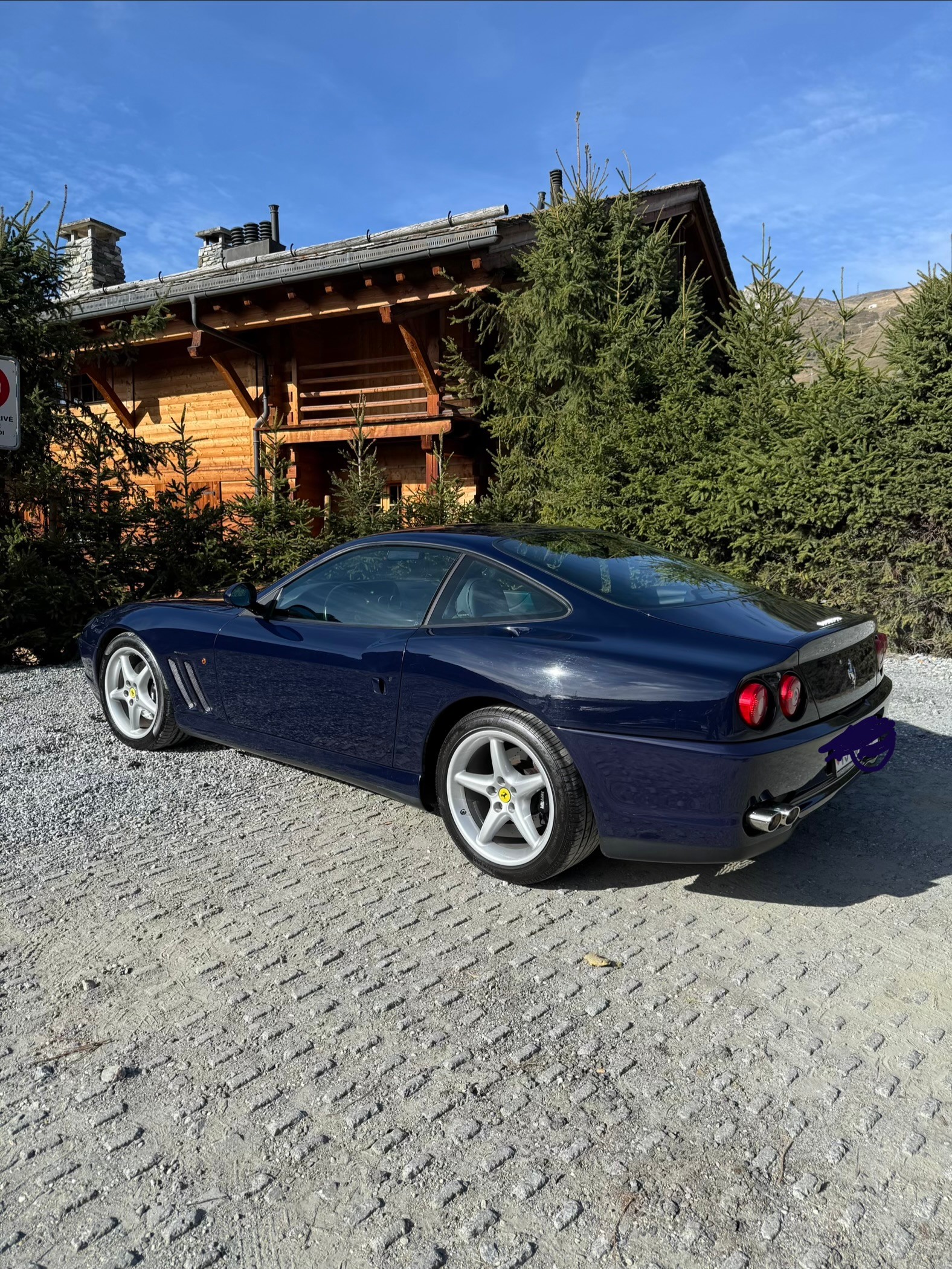 FERRARI Pozzi Blue / Blue Interior FULL HISTORY
