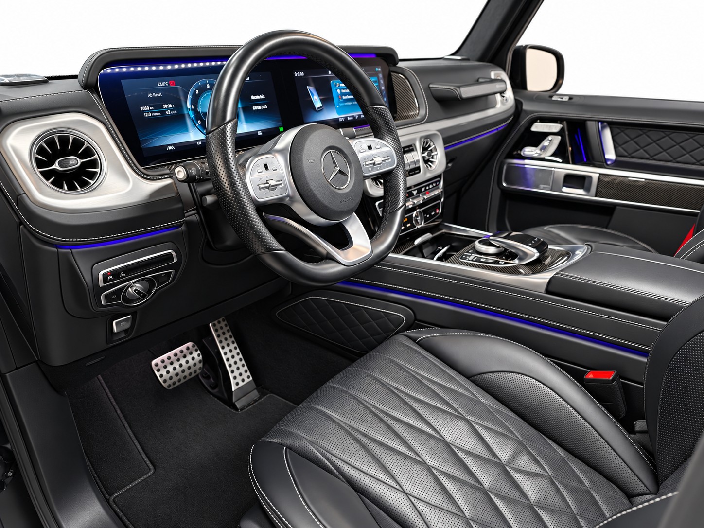 MERCEDES-BENZ G 400 d * schwarz Matt * CH FAHRZEUG *-image-9