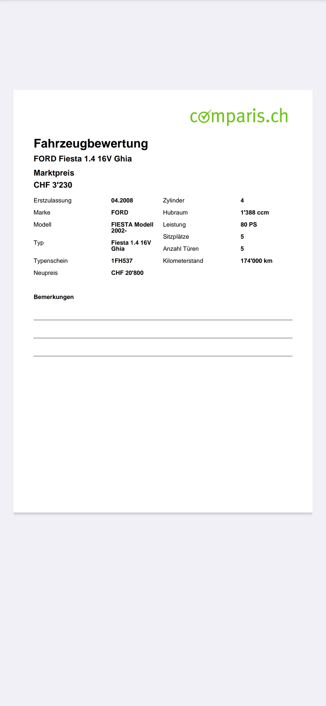 FORD Fiesta 1.4 16V / MFK 16.06.2025 / neue Winterreifen-showroom-element-1