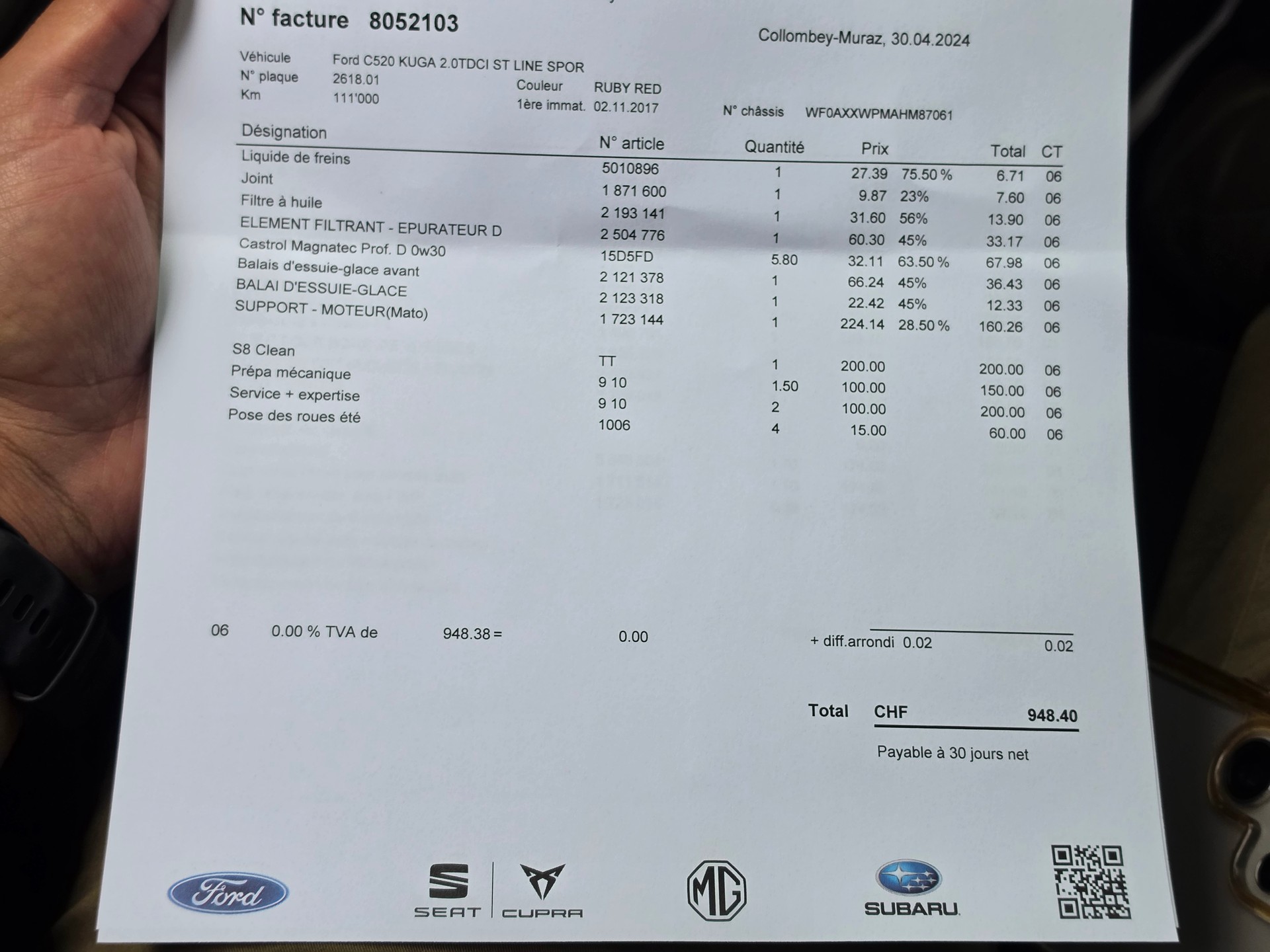 FORD Kuga 2.0 TDCi ST Line High 4WD PowerShift-image-14