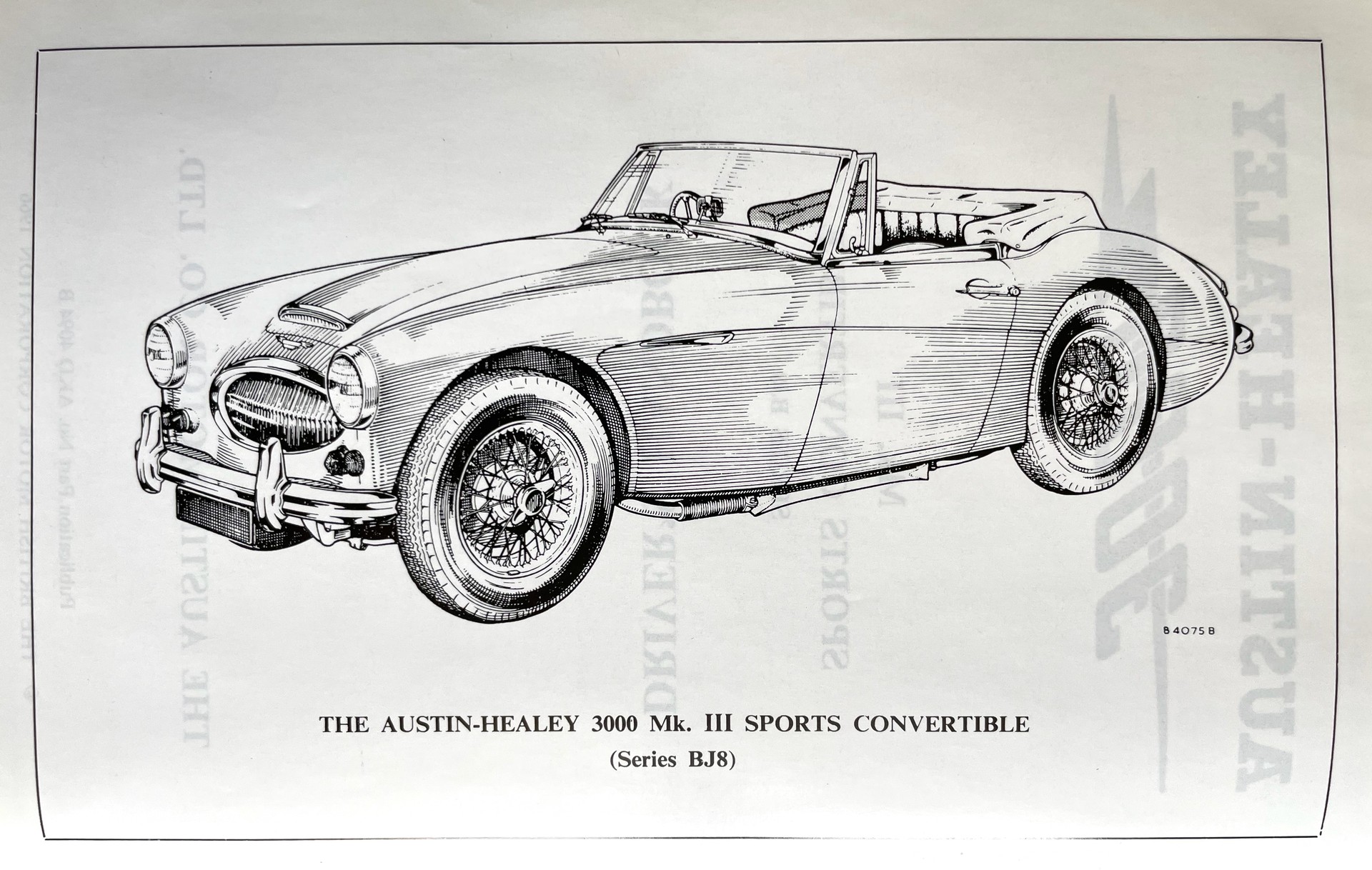 AUSTIN-HEALEY 3000 MK III Sports Convertible-image-3