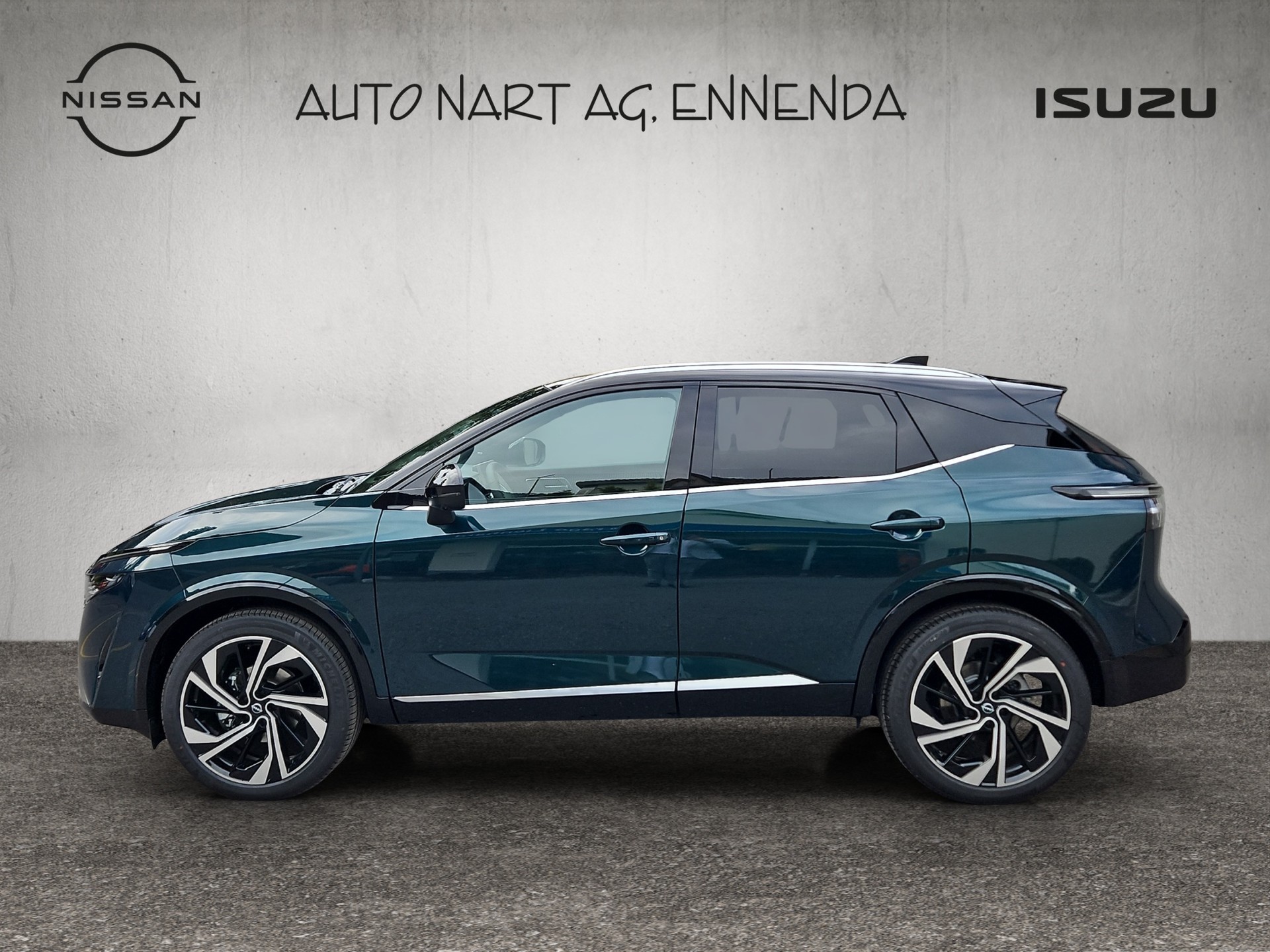 NISSAN Qashqai 1.3 MHEV Tekna+ 4x4 - Ocean green-showroom-element-1
