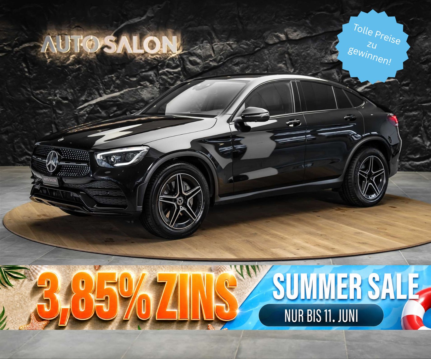 MERCEDES-BENZ GLC Coupé 300 d AMG Line 4Matic 9G-Tronic *Anhängerkupplung*