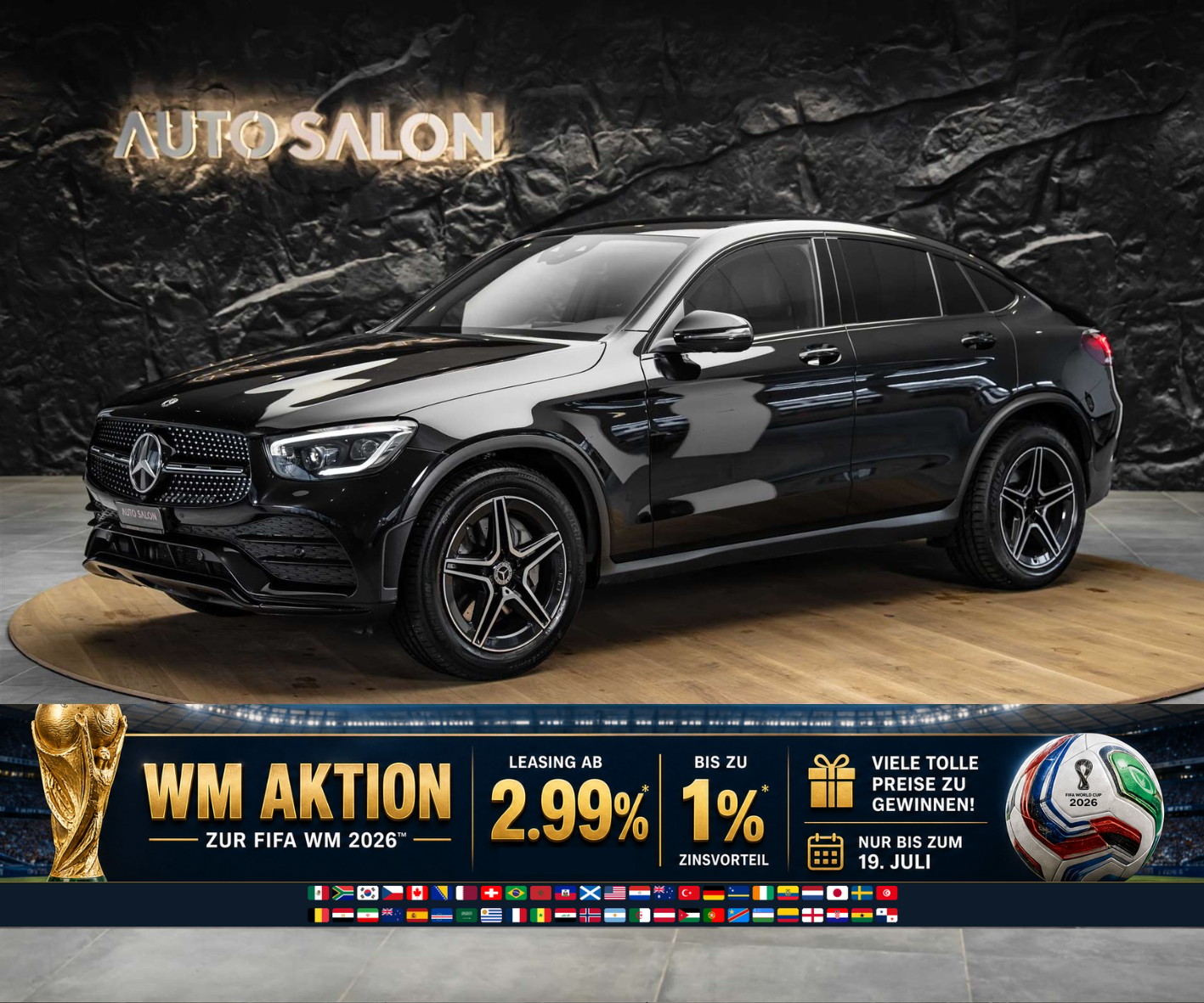 MERCEDES-BENZ GLC Coupé 300 d AMG Line 4Matic 9G-Tronic *Anhängerkupplung*