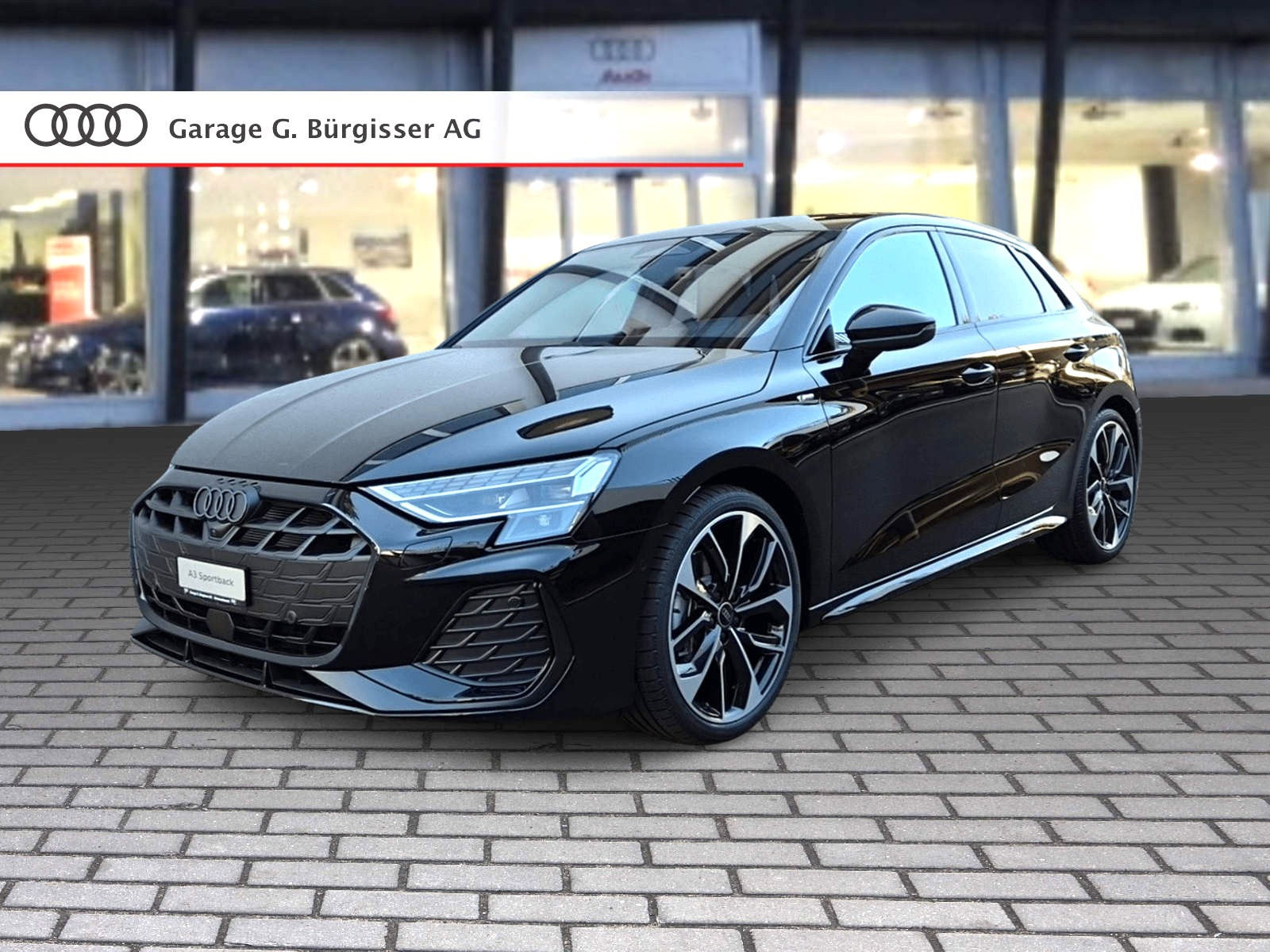 AUDI A3 Sportback TFSI 150 kW quattro S line S tronic Mythosschwarz Metallic