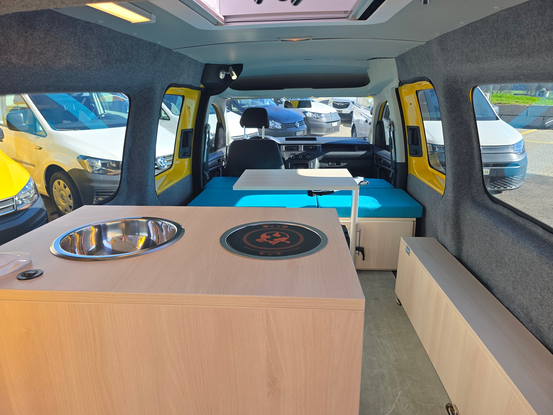 VW VW GEOVAN XL - Aufstelldach - Allrad - Klima - Automat - 150PS - EURO 6 - PDC - Bordcomputer - DAB+ - Lange Version-image-9