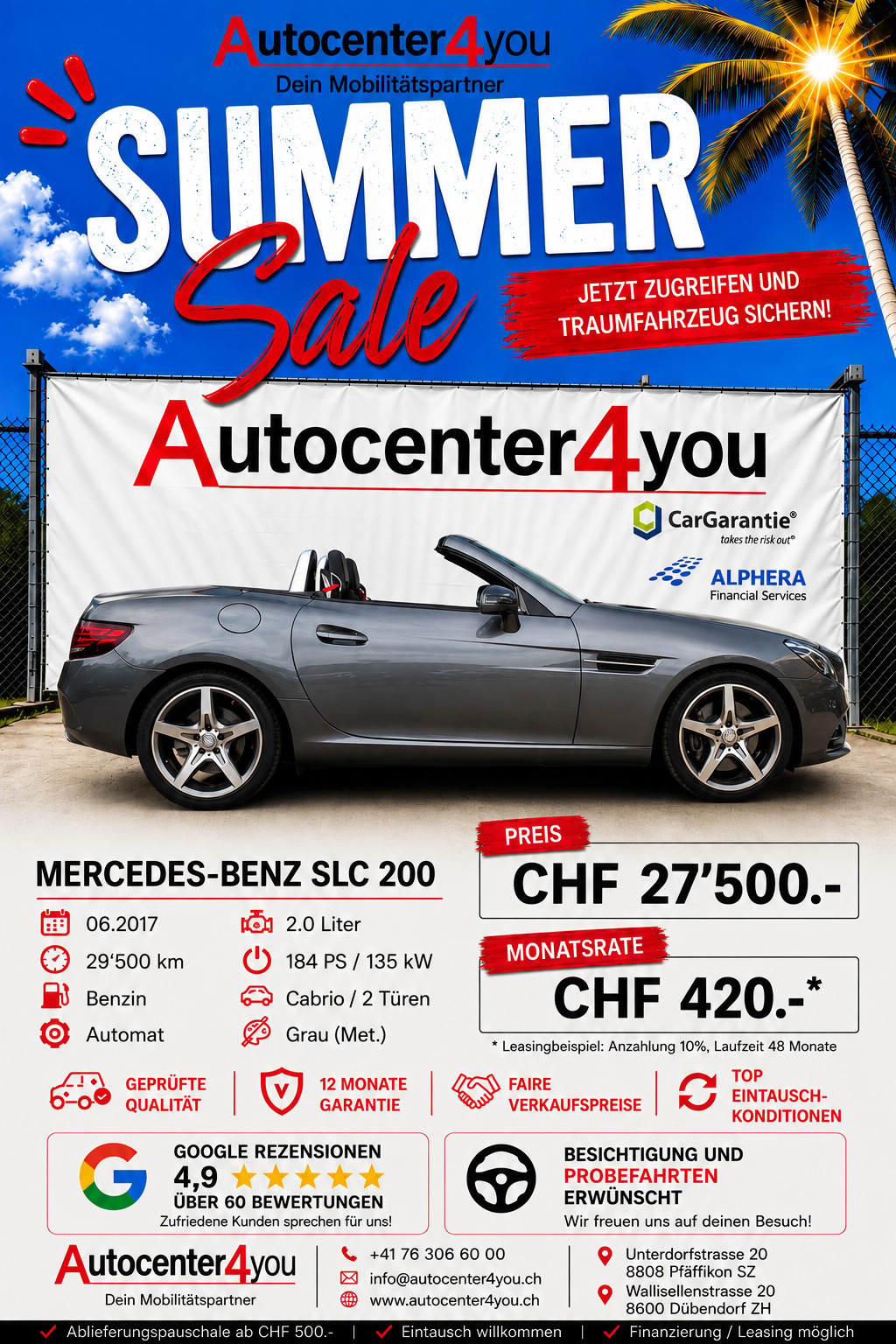 MERCEDES-BENZ AMG-Line SLC 200 9G-Tronic