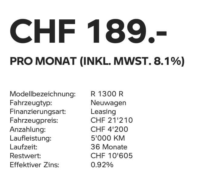 BMW R 1300 R - mit 0.9%-Leasing ab 189.-/Monat möglich*-image-4