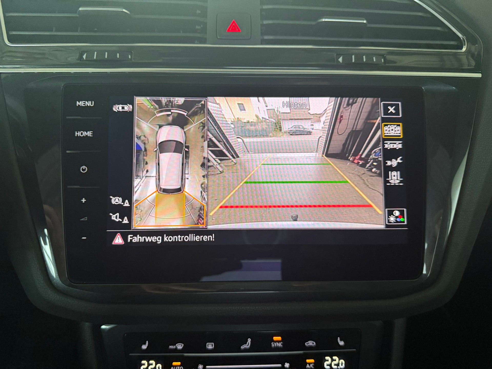 VW Tiguan 2.0TSI R 4Motion DSG, Oryxweiss Perlmutteffekt, 8-fach bereift-image-19
