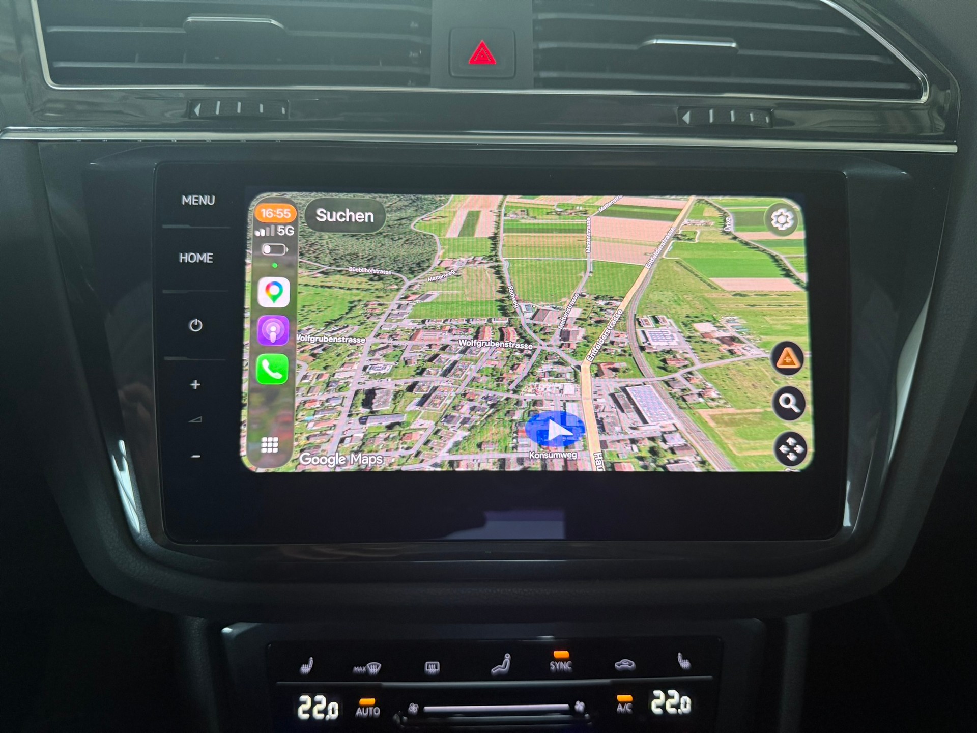 VW Tiguan 2.0TSI R 4Motion DSG, Oryxweiss Perlmutteffekt, 8-fach bereift-image-28