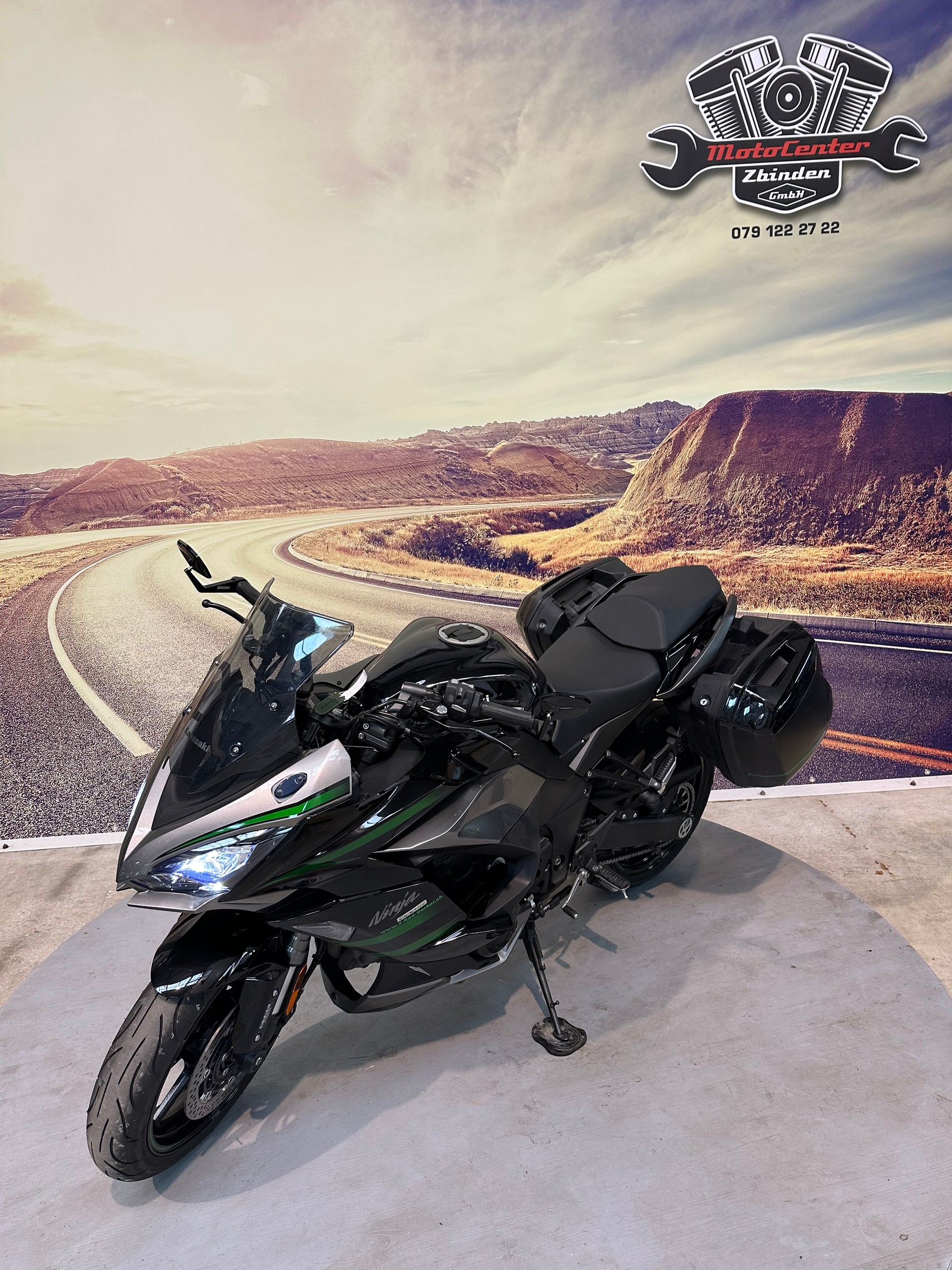 KAWASAKI Ninja 1000 SX SE Tourer Leovince Auspuff-showroom-element-3