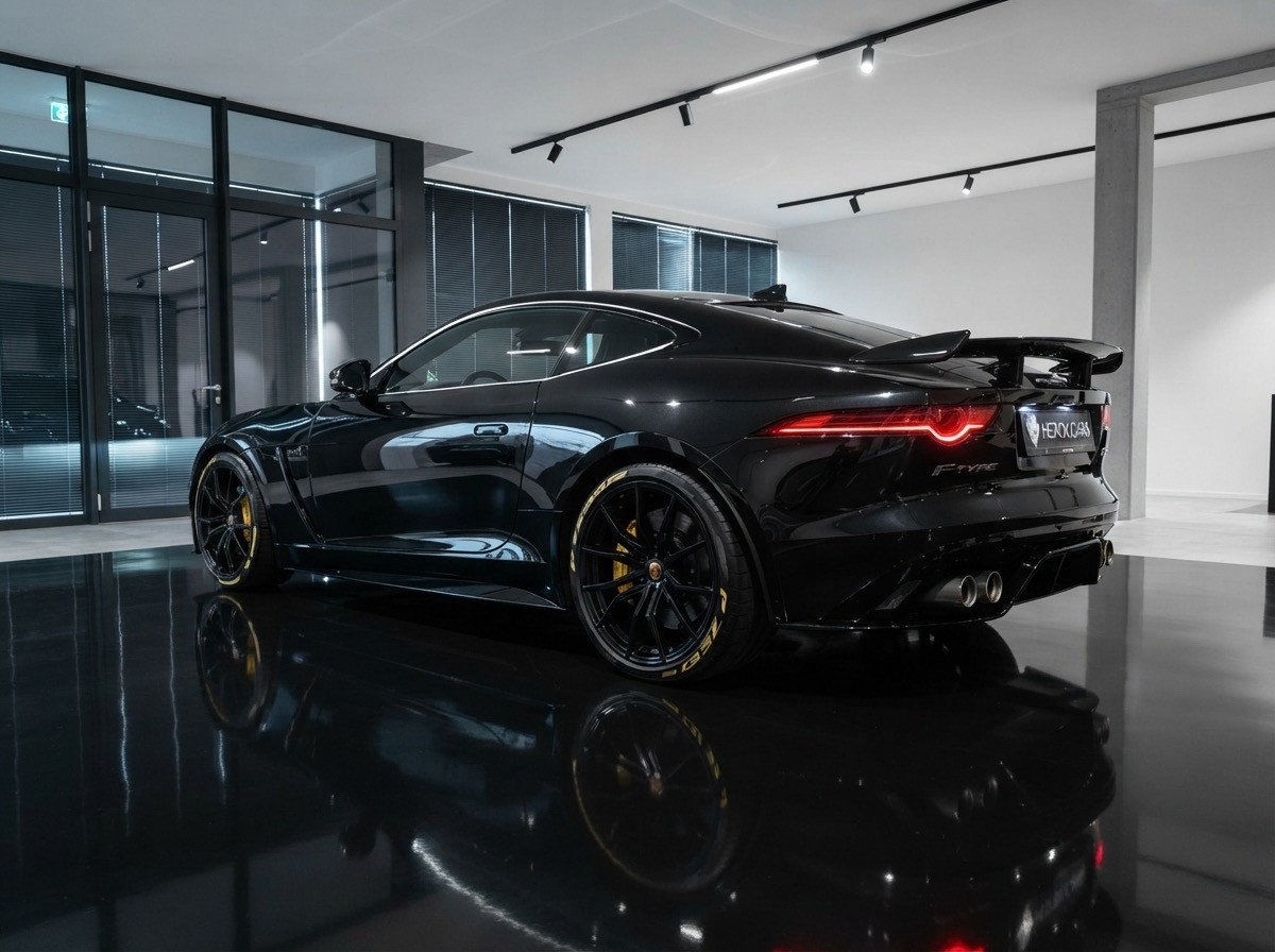 JAGUAR F-Type Coupé 5.0 V8 S/C SVR AWD / ** Aus 1. Hand / Carbon & Keramik Paket / Titan Abgasanlage / Komplett PPF Foliert **-showroom-element-2
