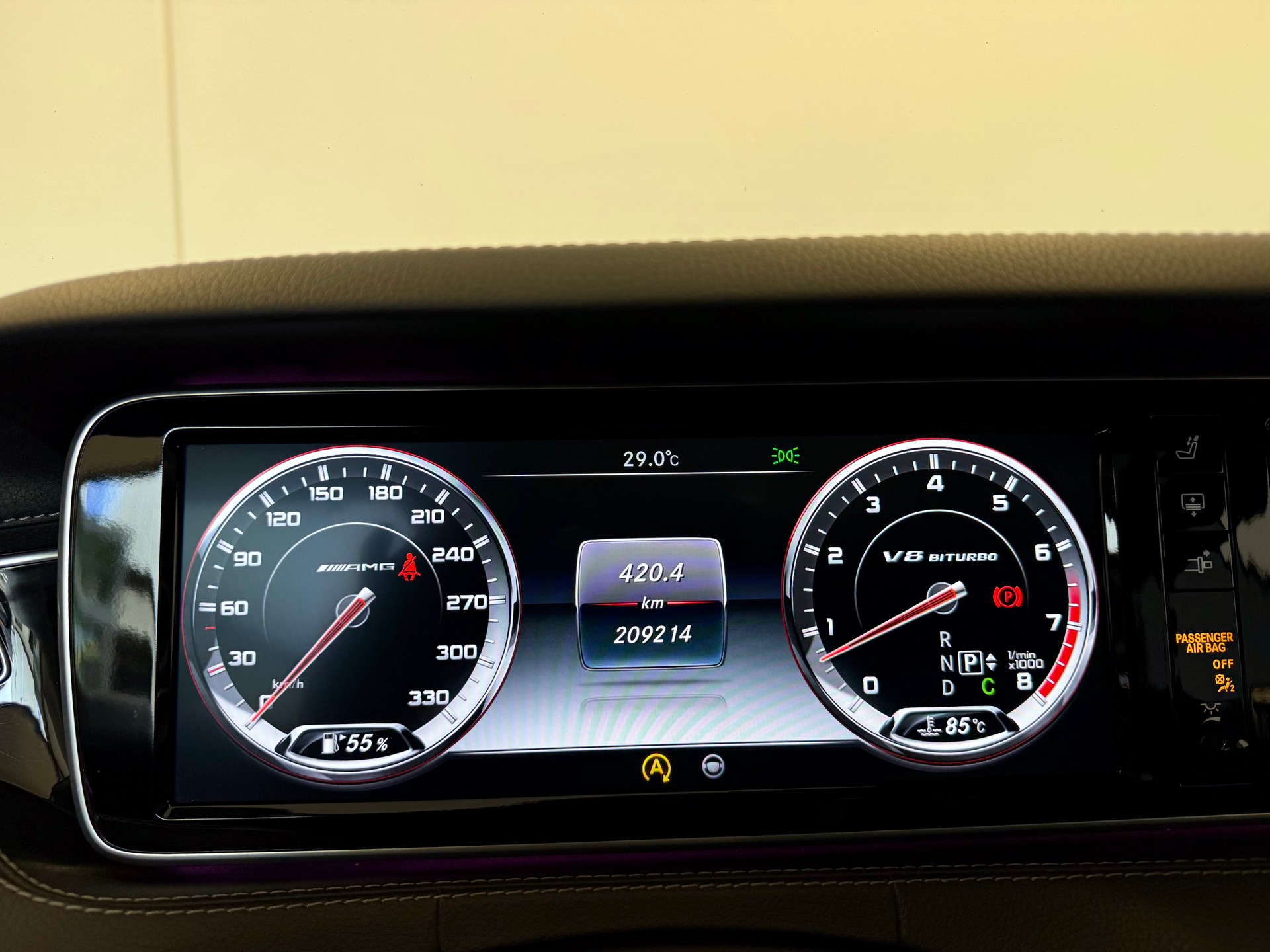 MERCEDES-BENZ S 63 AMG Coupé 4Matic "Brabus 600* ALL BLACK Speedshift MCT-image-28