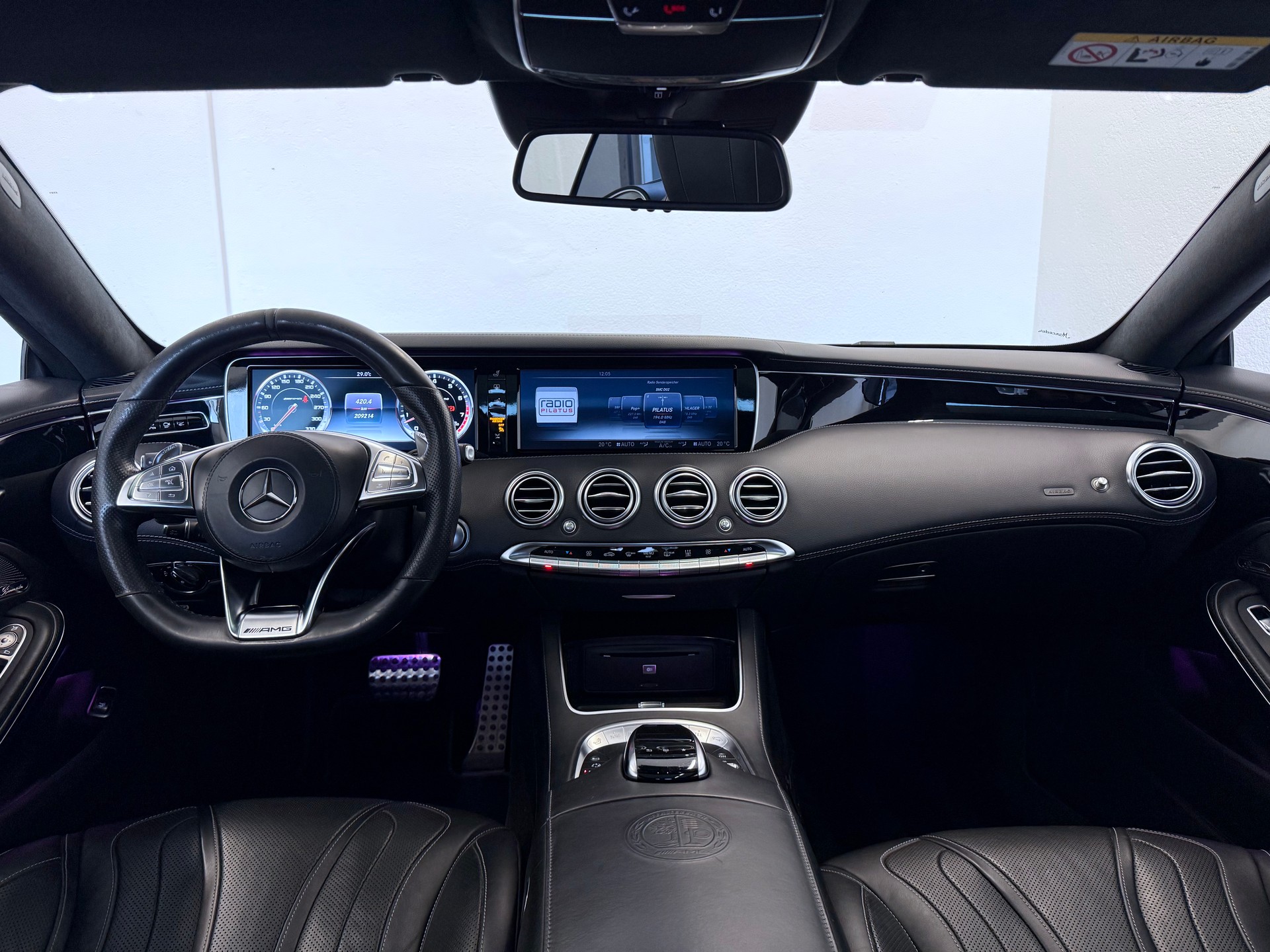 MERCEDES-BENZ S 63 AMG Coupé 4Matic "Brabus 600* ALL BLACK Speedshift MCT-image-19
