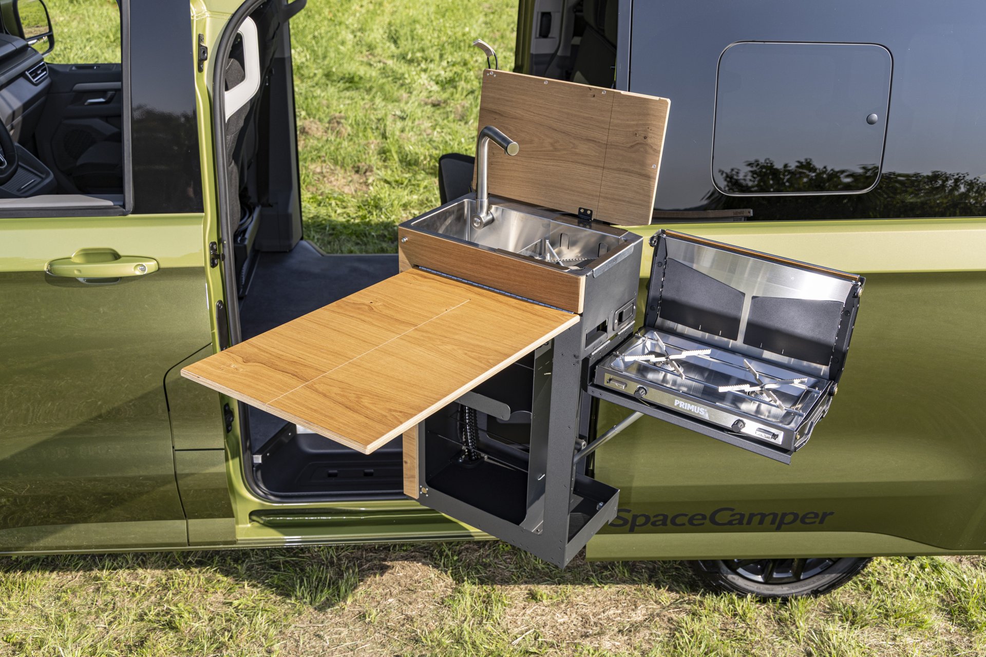 VW Caravelle SpaceCamper Classic+ *4Motion Automatik * 2 Schiebetüren. Kein VW New California Ocean Coast Beach!-image-16