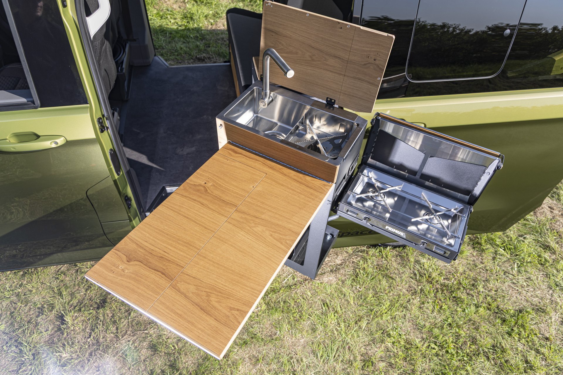 VW Caravelle SpaceCamper Classic+ *4Motion Automatik * 2 Schiebetüren. Kein VW New California Ocean Coast Beach!-image-13