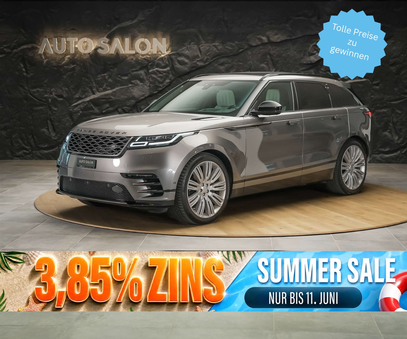 LAND ROVER Range Rover Velar D 300 R-Dynamic HSE *CH-Auto*Massage*Panorama*Head-Up*Sitzlüftung*