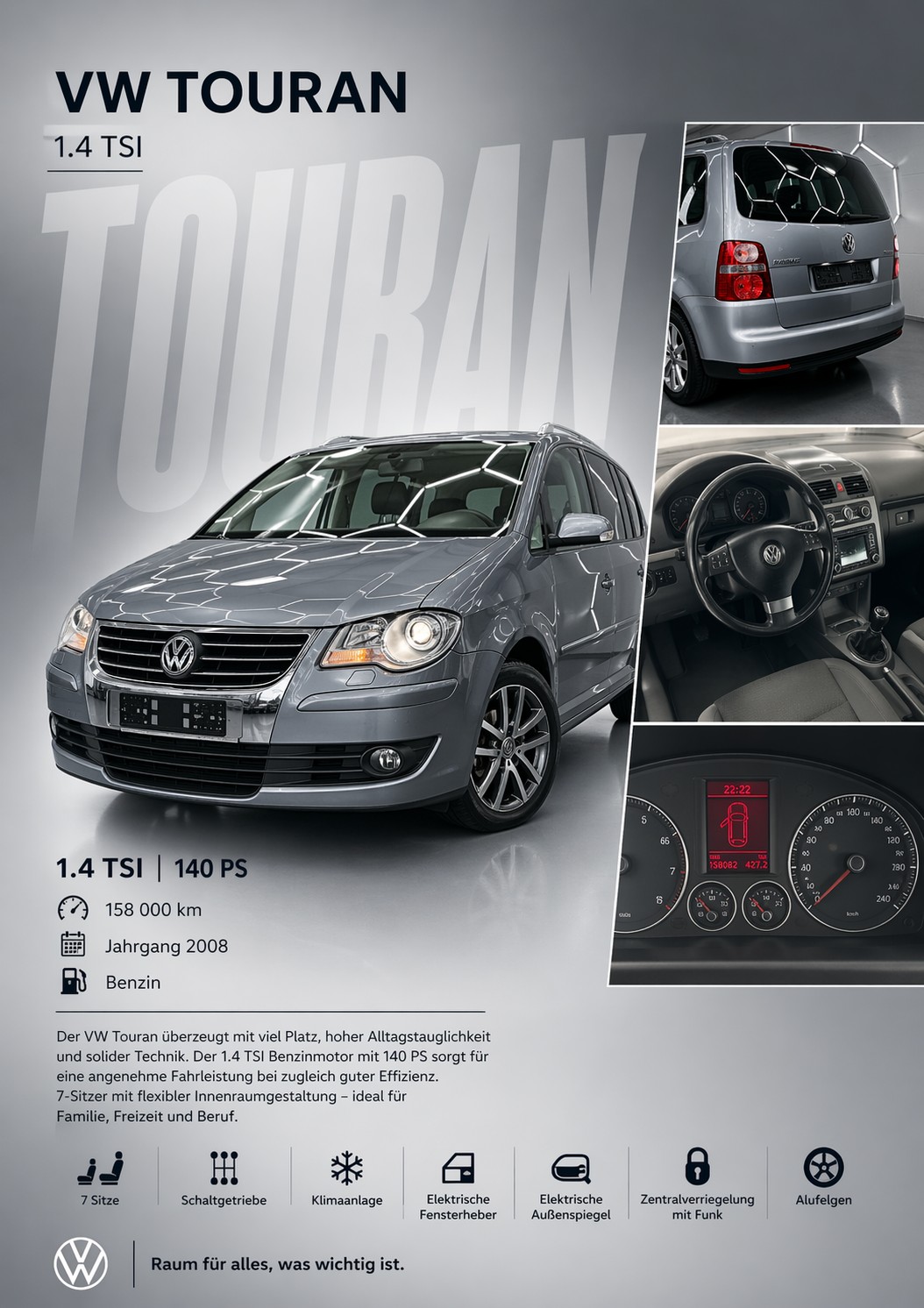 HYUNDAI VW Touran 1.4 7-Sitzer
