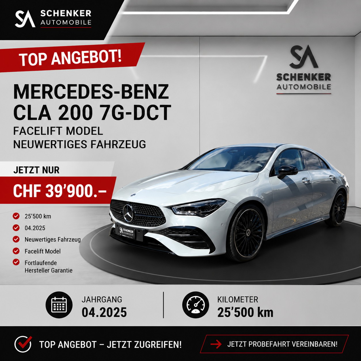 MERCEDES-BENZ CLA 200 7G-DCT