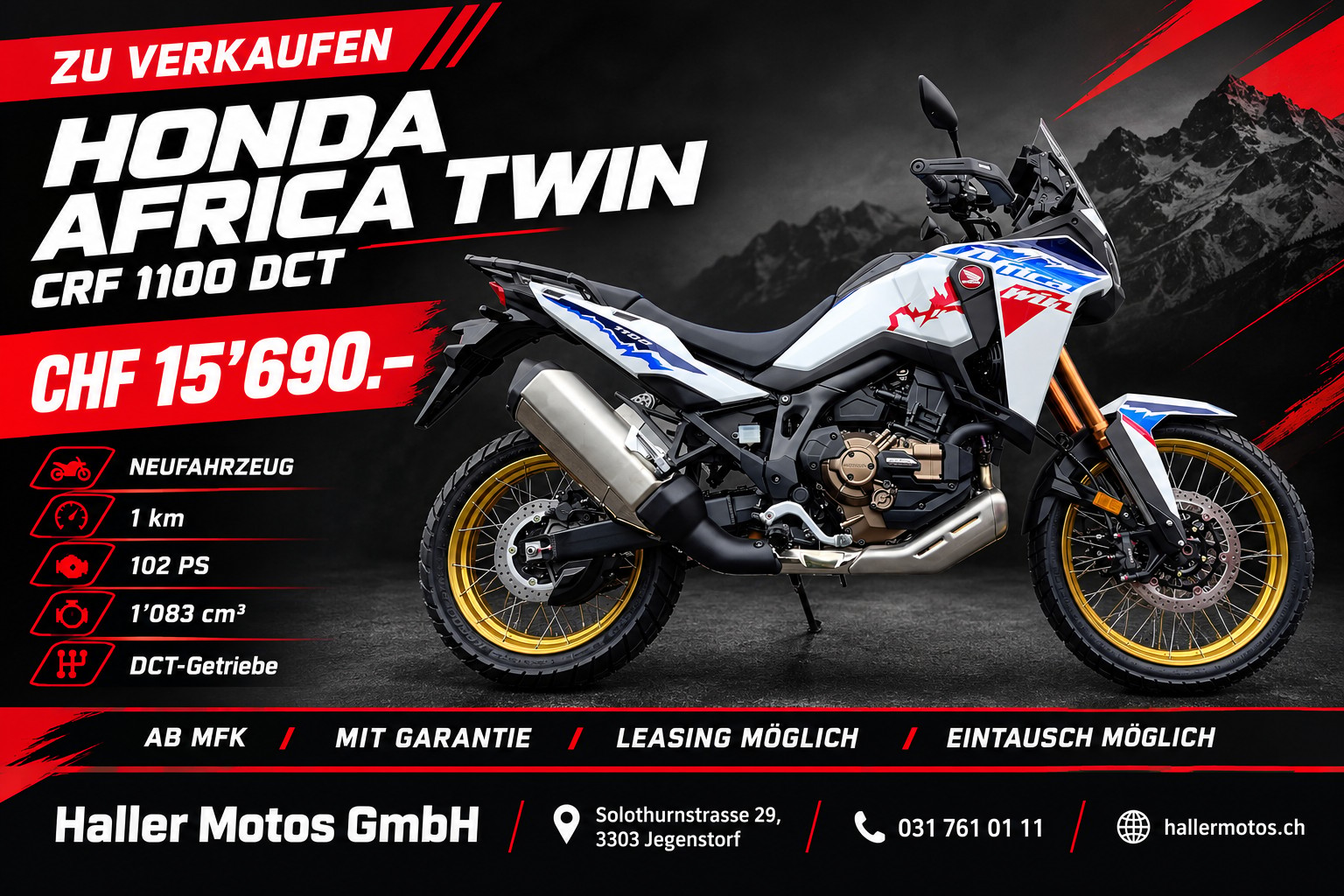 HONDA CRF 1100 DCT AFRICA TWIN