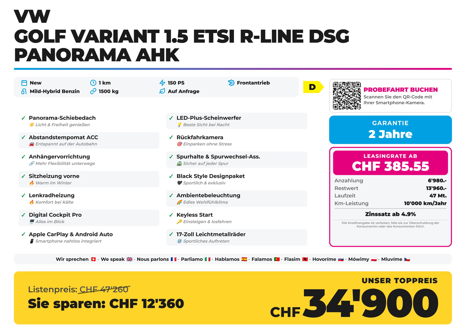 VW Golf Variant 1.5 eTSI R-Line DSG Panorama AHK-showroom-element-1