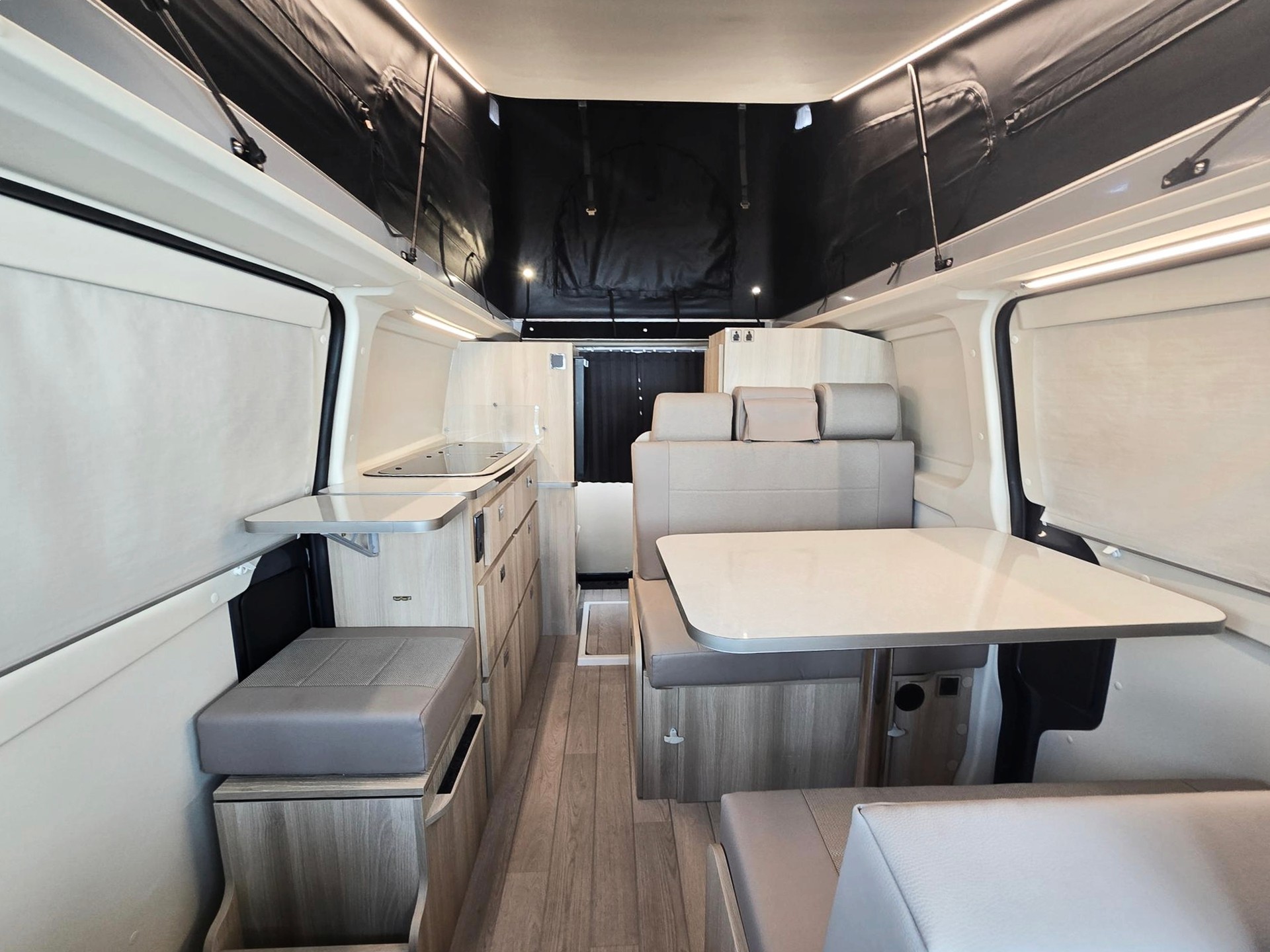 DREAMER COMPACT CAPLAND AUFSTELLDACH 2,0 TDCI DIESEL AUTOMAT FORD TRANSIT CUSTOM-image-7